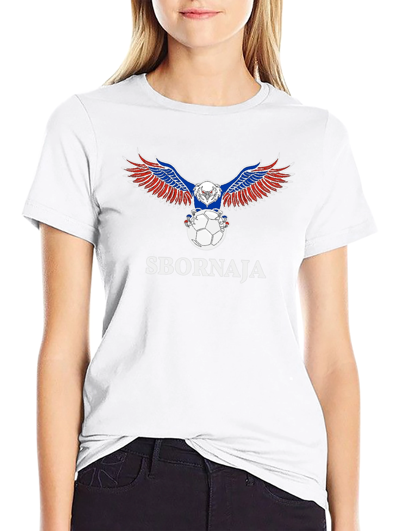 Sbornaja Eagle Crest Soccer T-Shirt