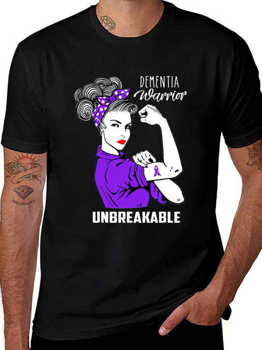 Dementia Warrior T-Shirt - Unbreakable Strength