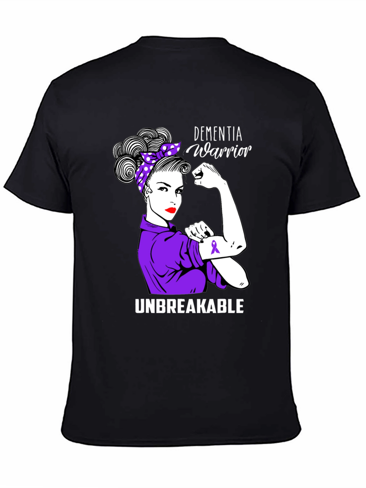 Dementia Warrior T-Shirt - Unbreakable Strength
