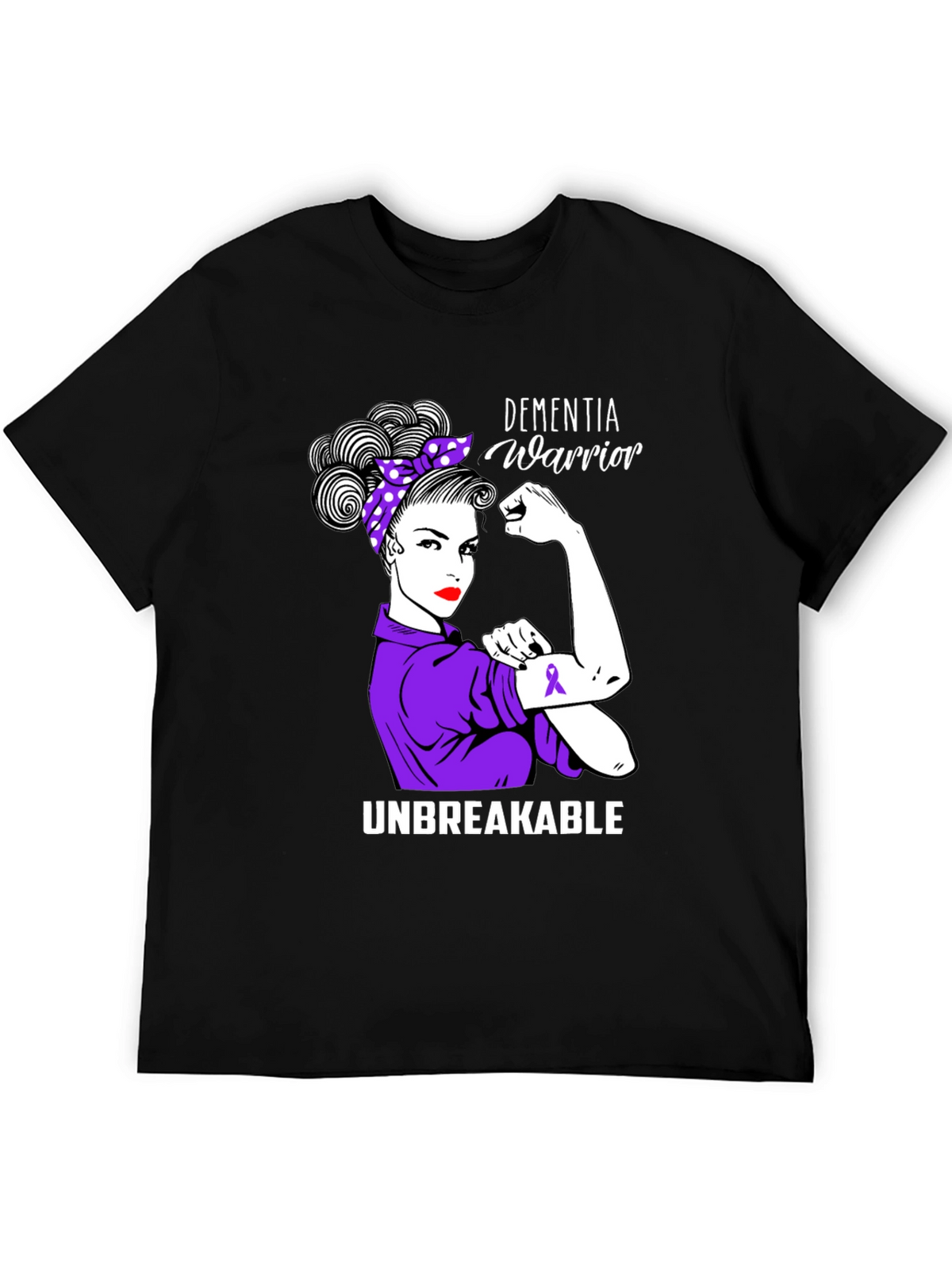 Dementia Warrior T-Shirt - Unbreakable Strength
