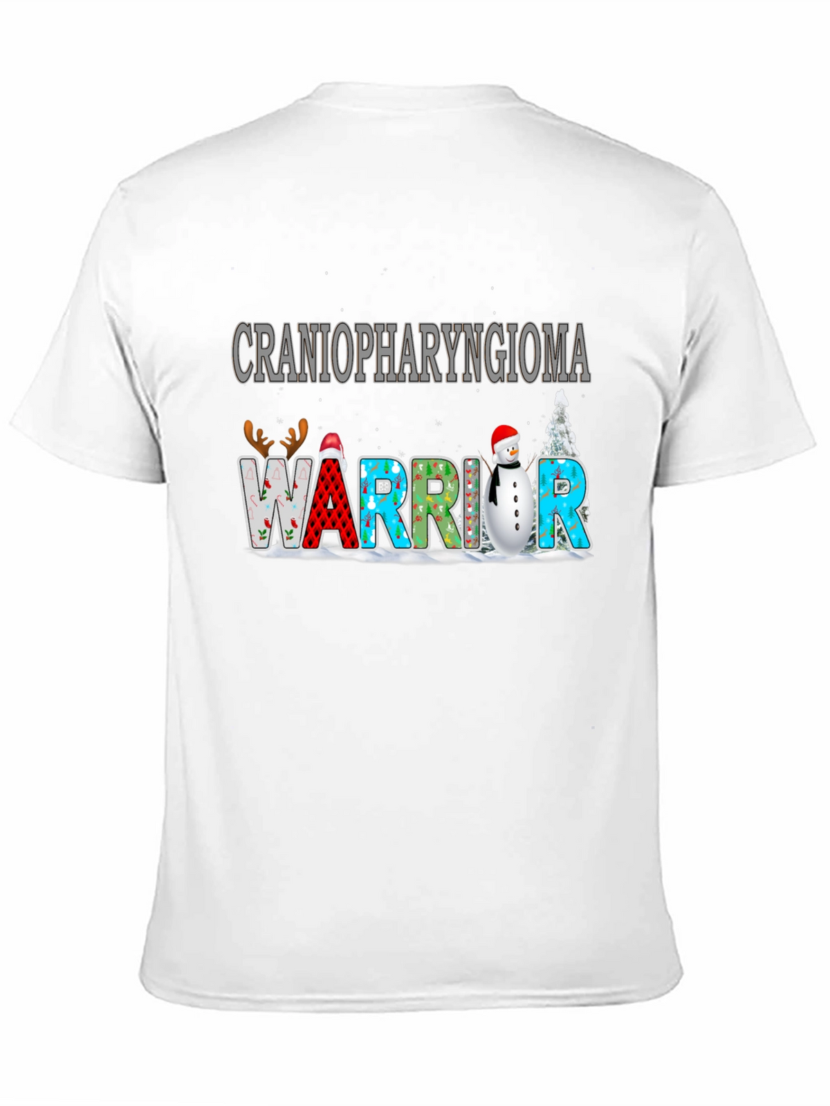 Craniopharyngioma Warrior Christmas T-Shirt