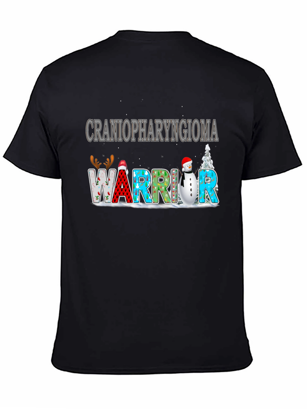 Craniopharyngioma Warrior Christmas T-Shirt