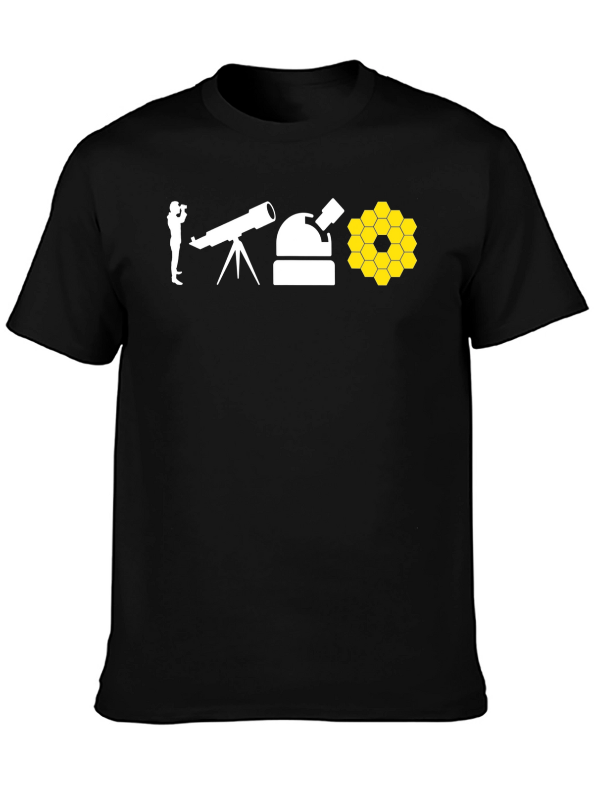 Telescope T-Shirt: Space Observation Graphic Tee