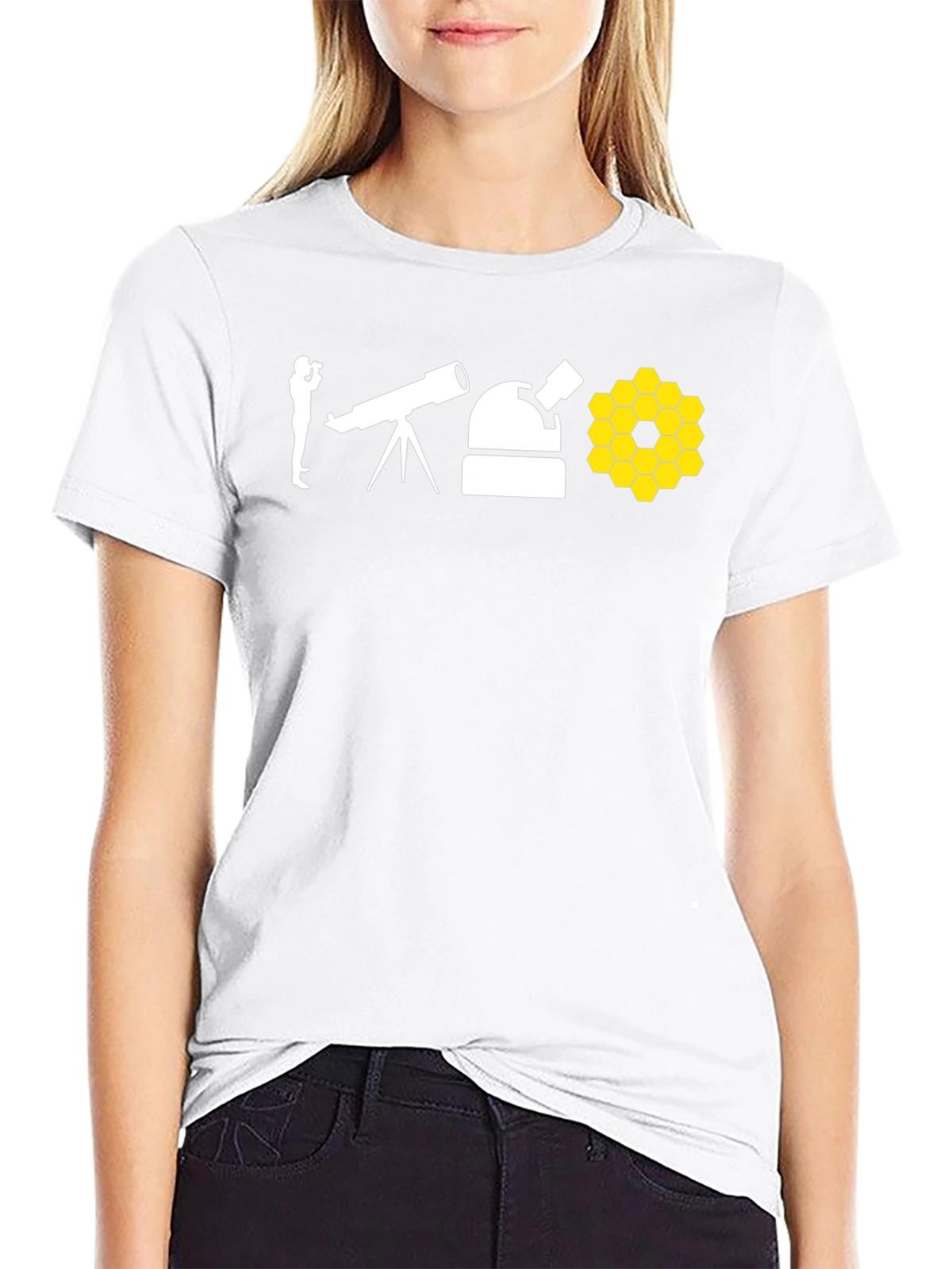Telescope T-Shirt: Space Observation Graphic Tee