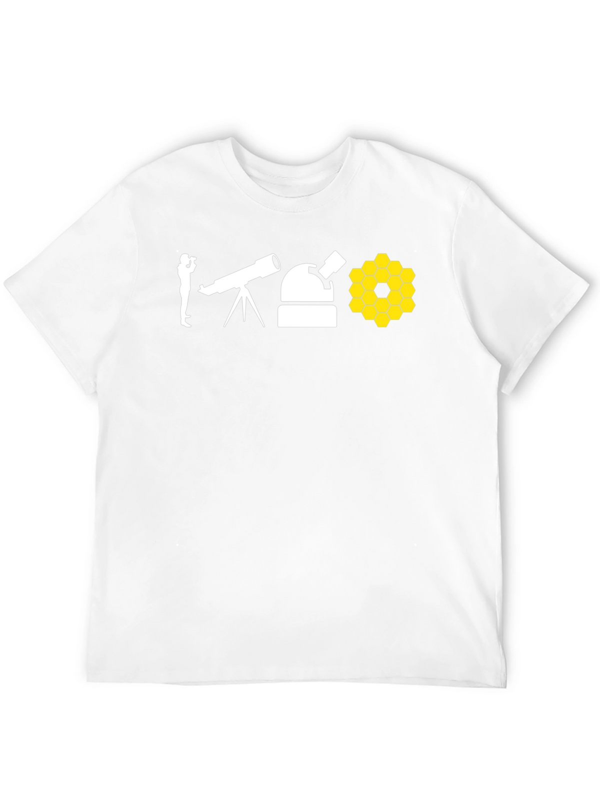 Telescope T-Shirt: Space Observation Graphic Tee