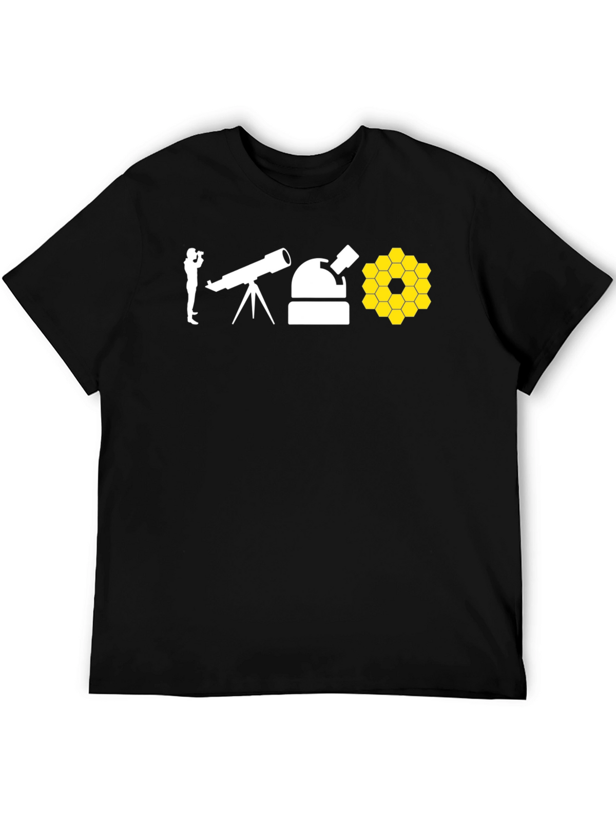 Telescope T-Shirt: Space Observation Graphic Tee