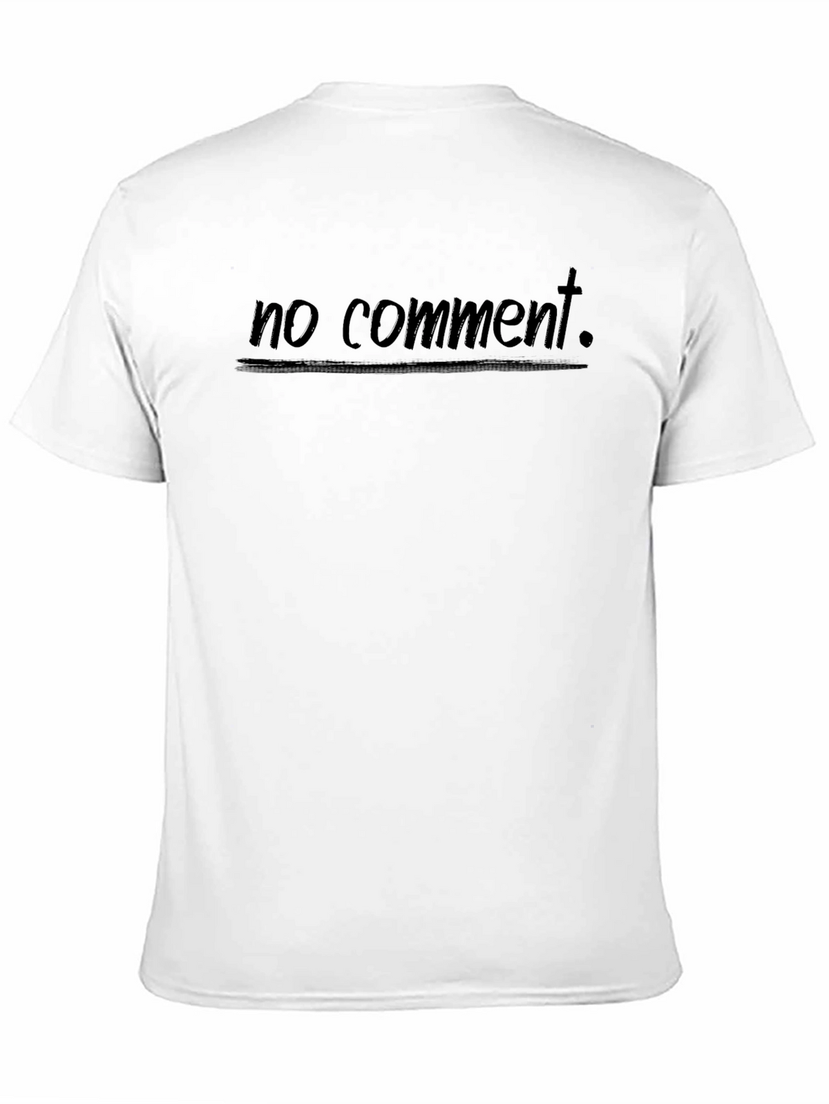 No Comment Graphic Tee - Soft Cotton Casual Top