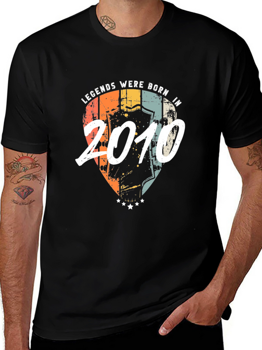 Legends Born in 2010 Graphic Tee - Retro Birthday Shirt