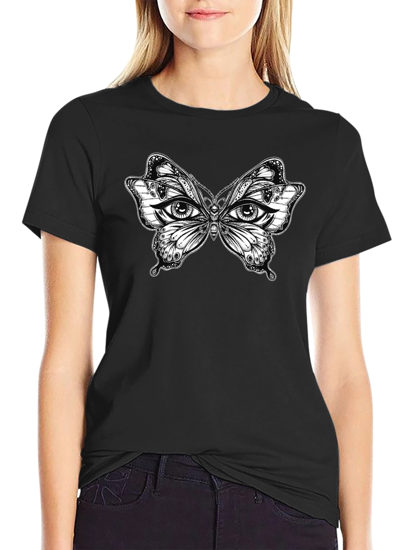 Butterfly Eye Graphic T-Shirt
