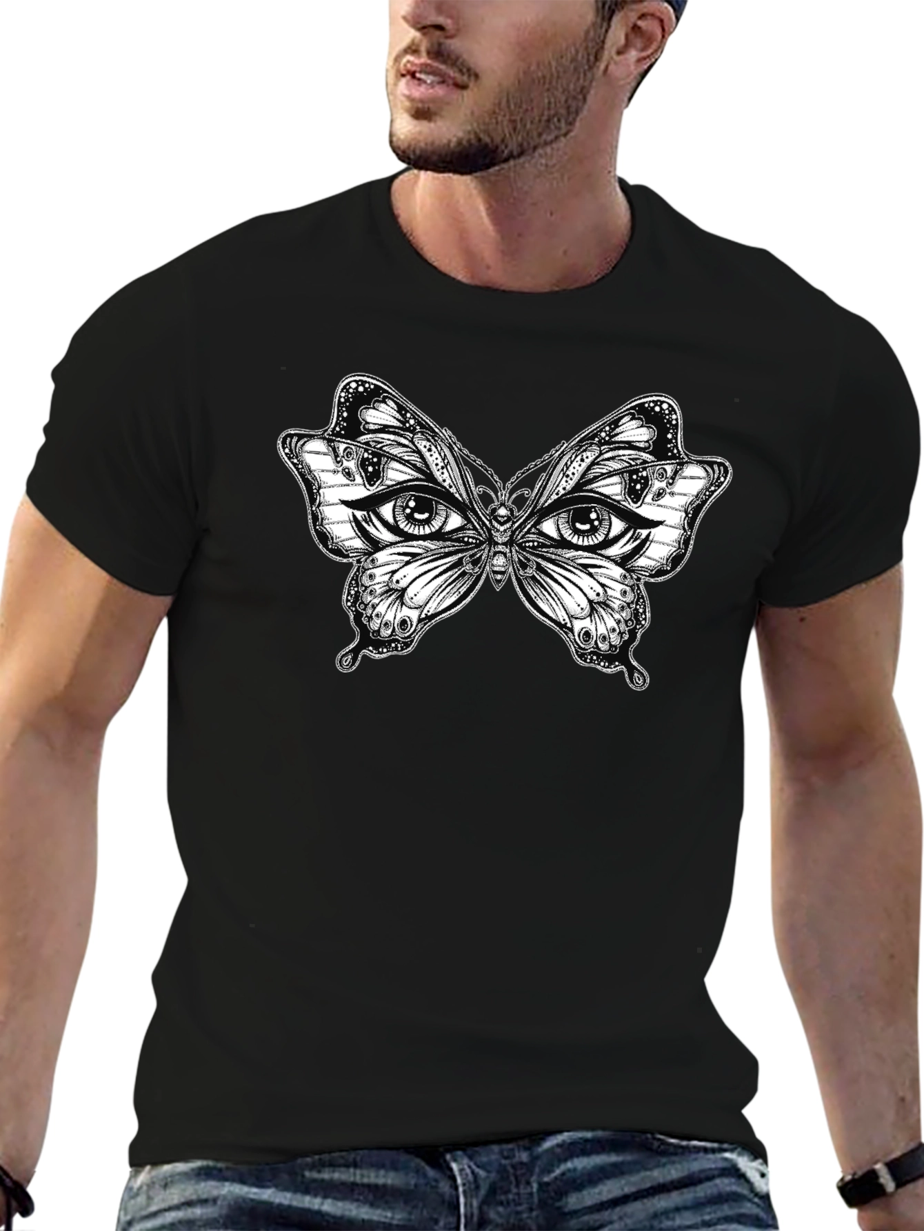 Butterfly Eye Graphic T-Shirt