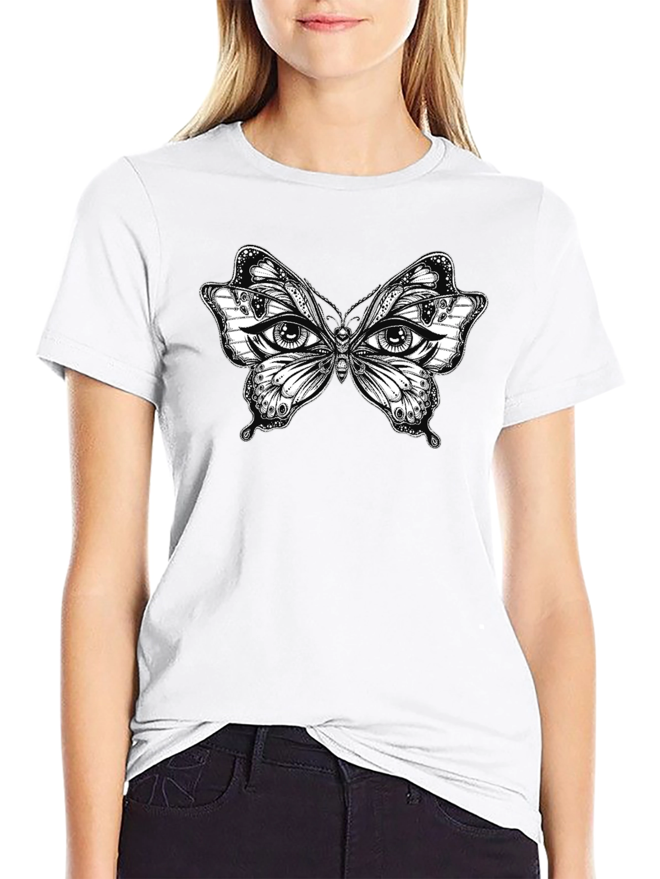 Butterfly Eye Graphic T-Shirt