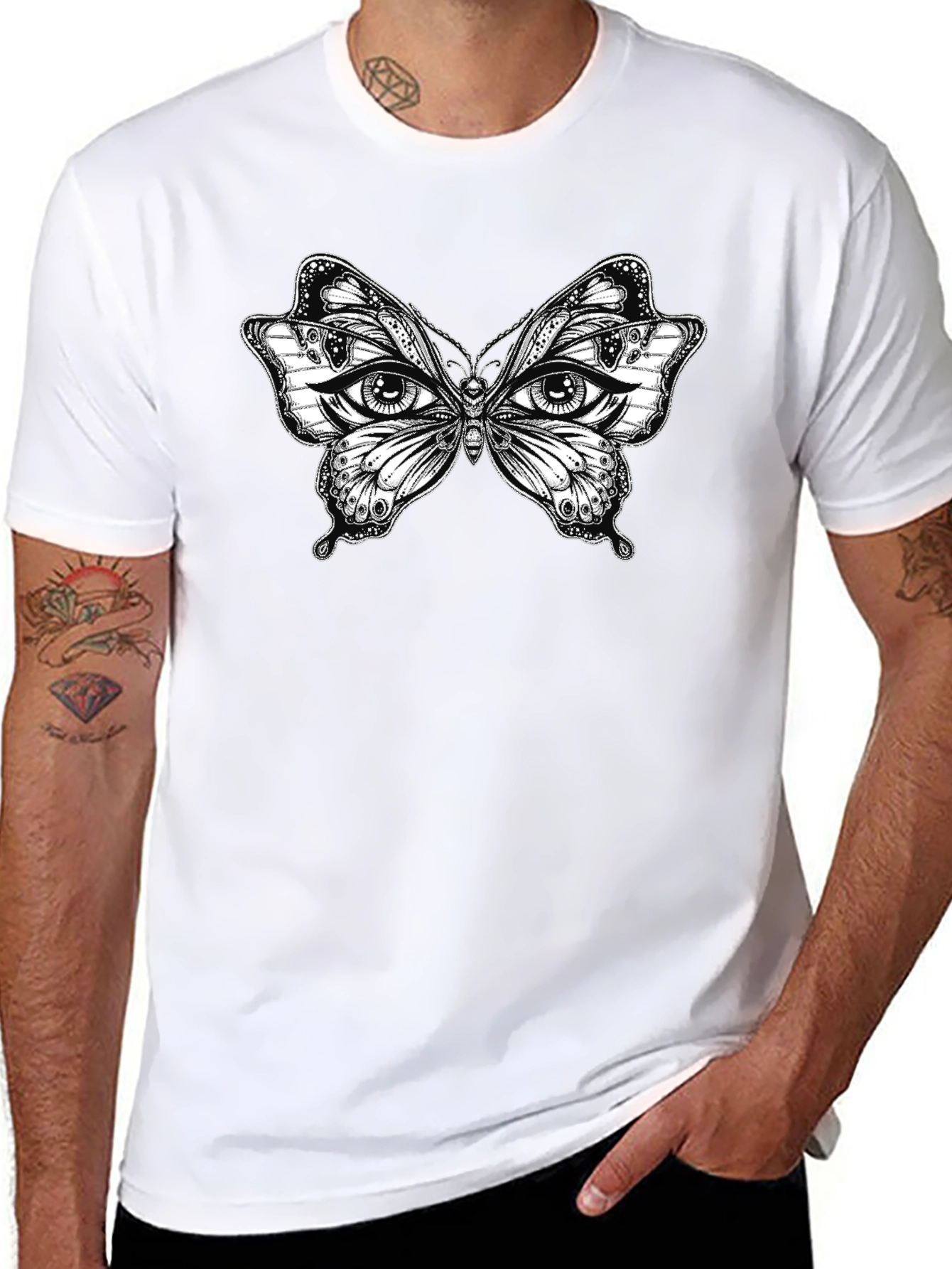 Butterfly Eye Graphic T-Shirt
