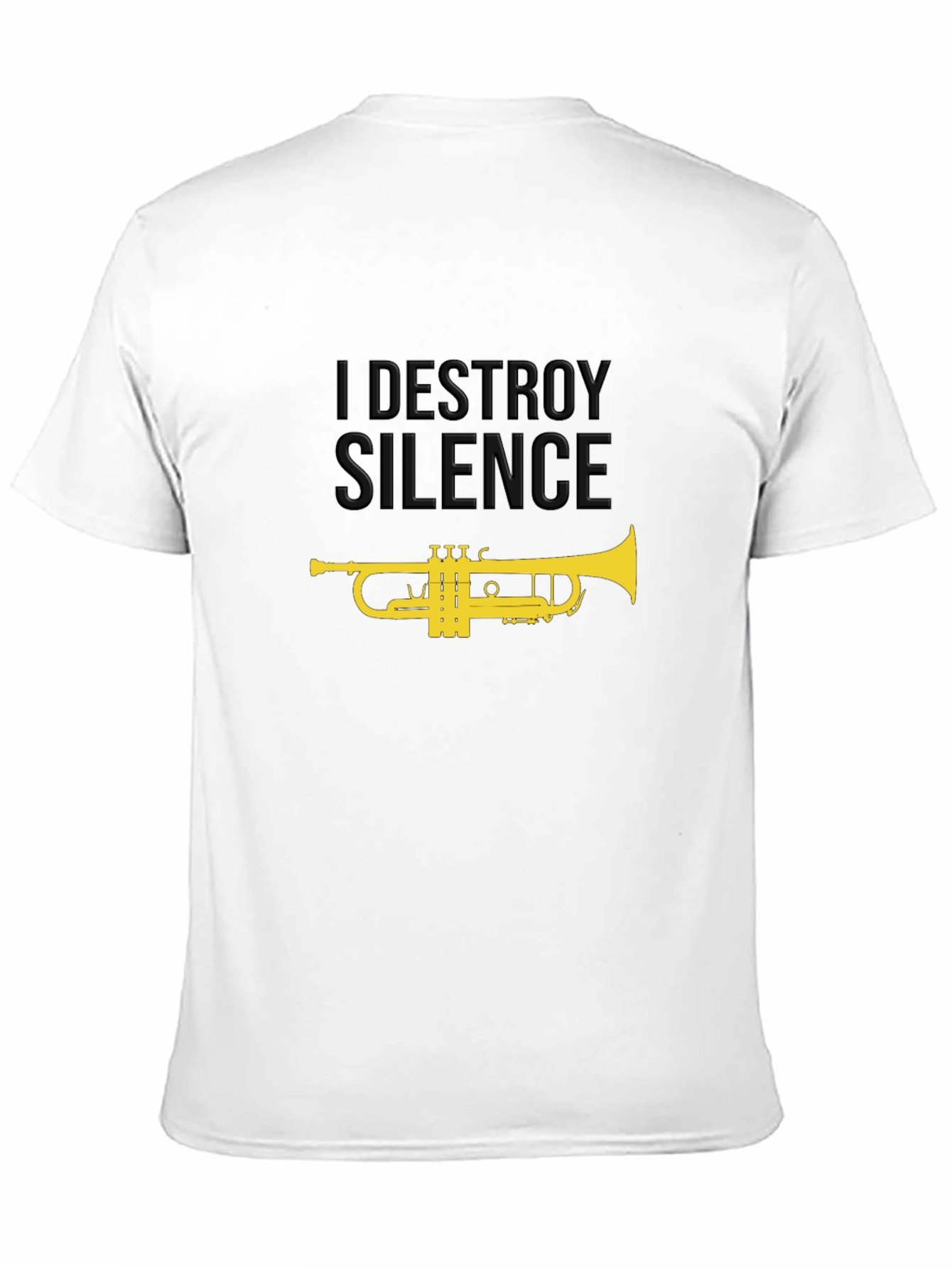 I Destroy Silence Trumpet Graphic Tee