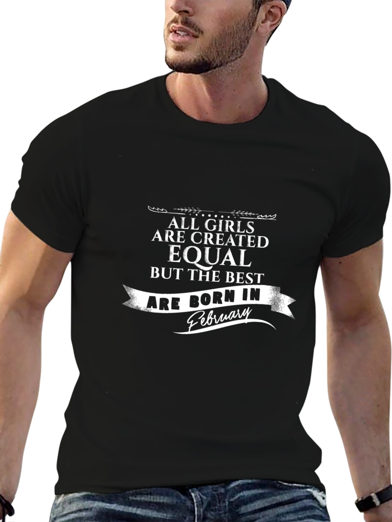 Best Girls Born in February - Graphic T-Shirt