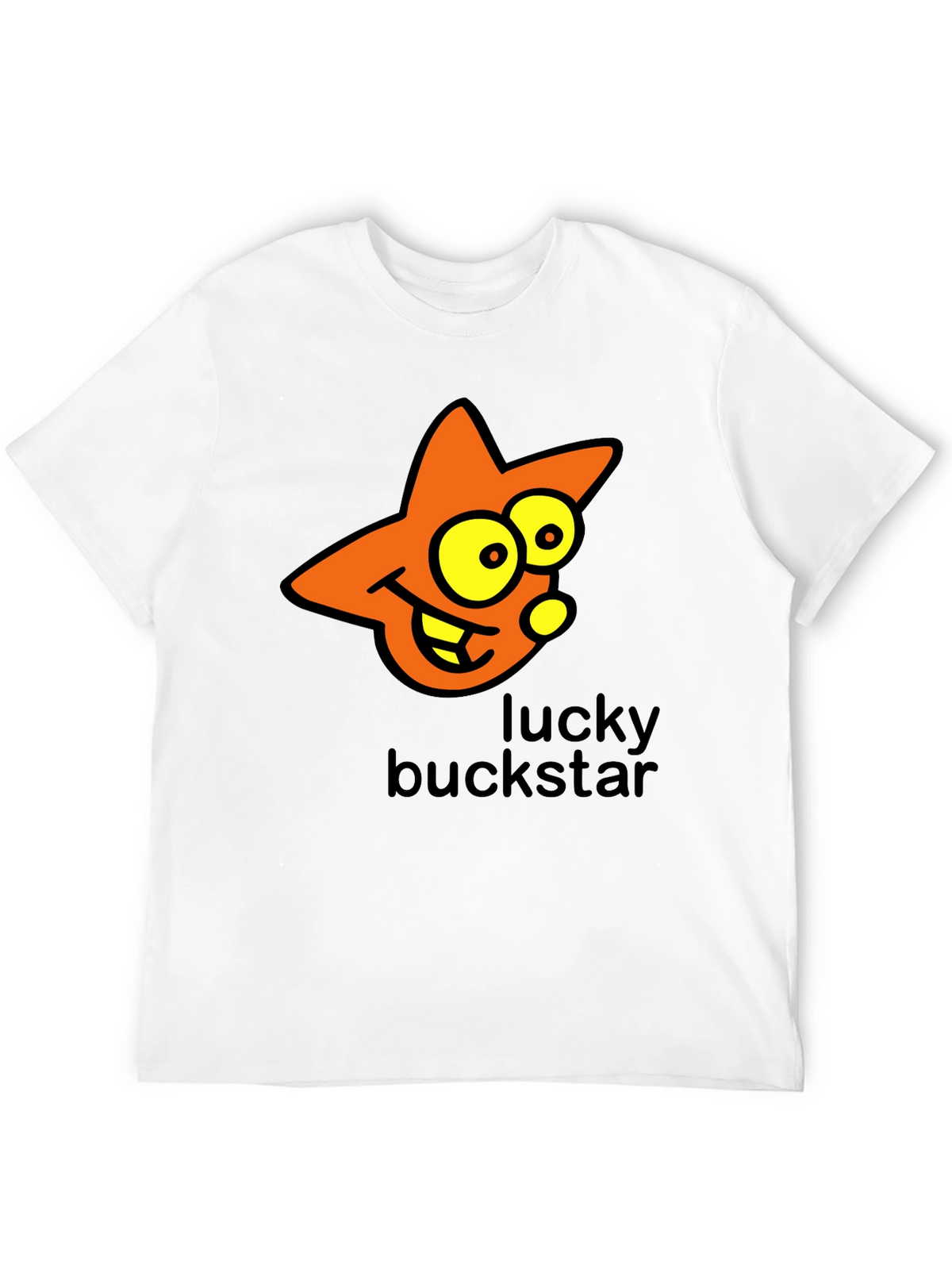 Lucky Buckstar Graphic Tee - Black