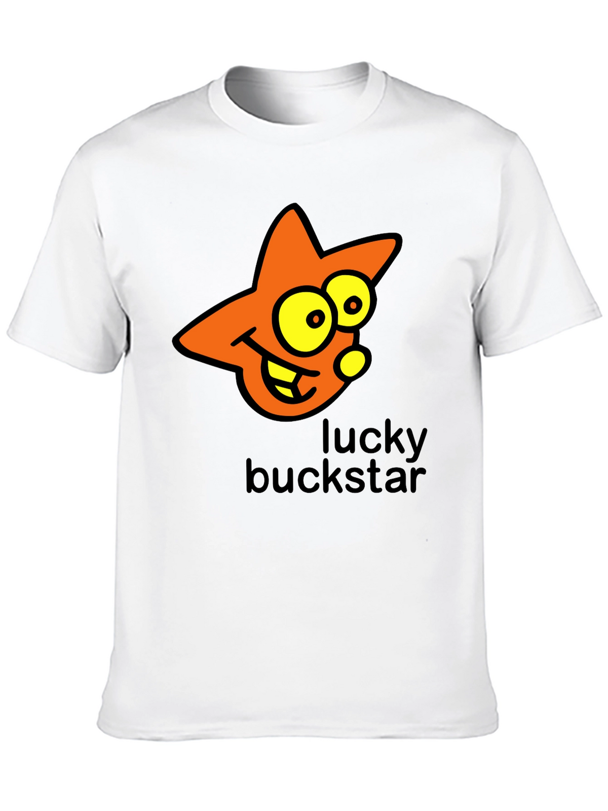 Lucky Buckstar Graphic Tee - Black