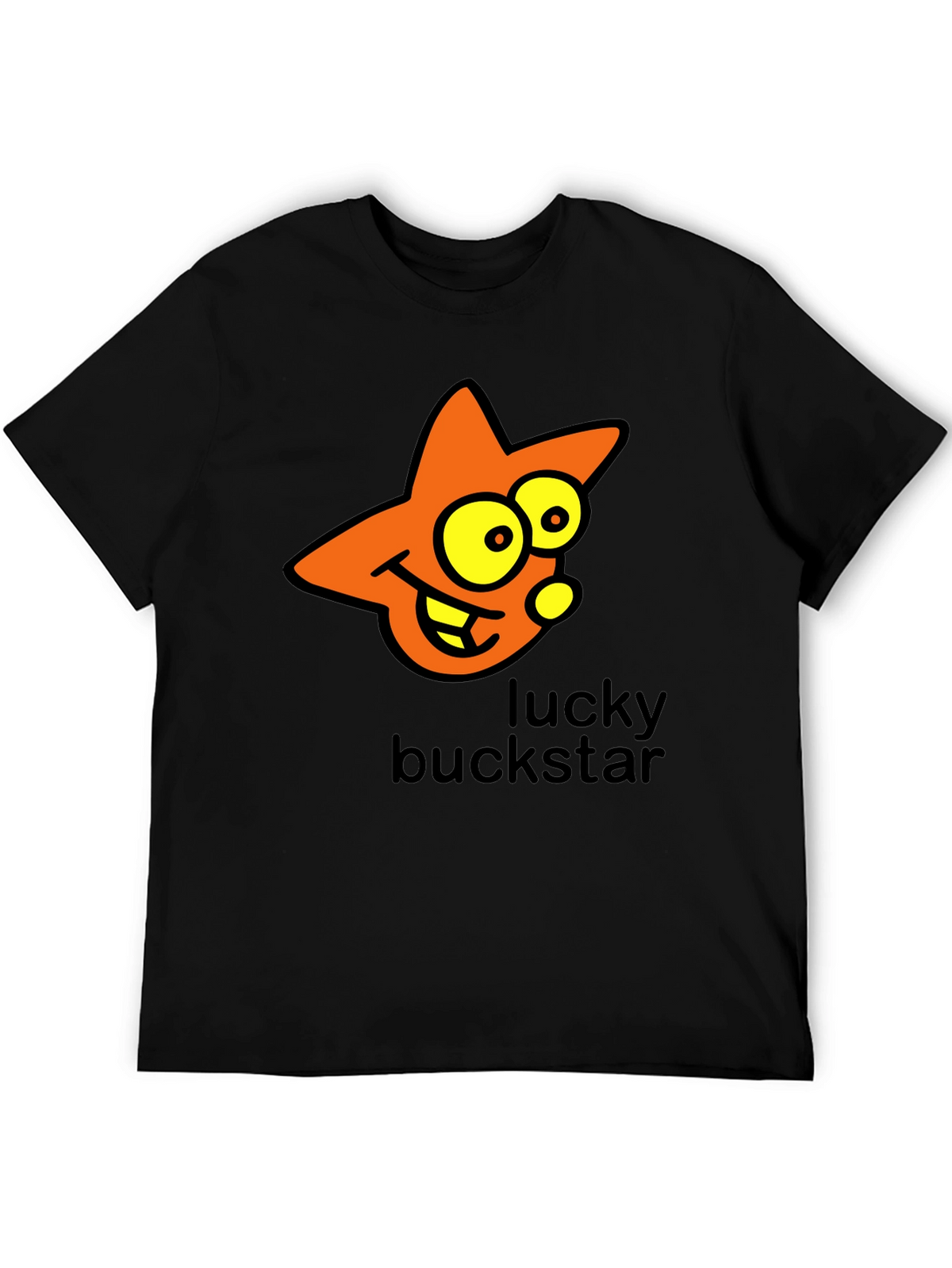 Lucky Buckstar Graphic Tee - Black