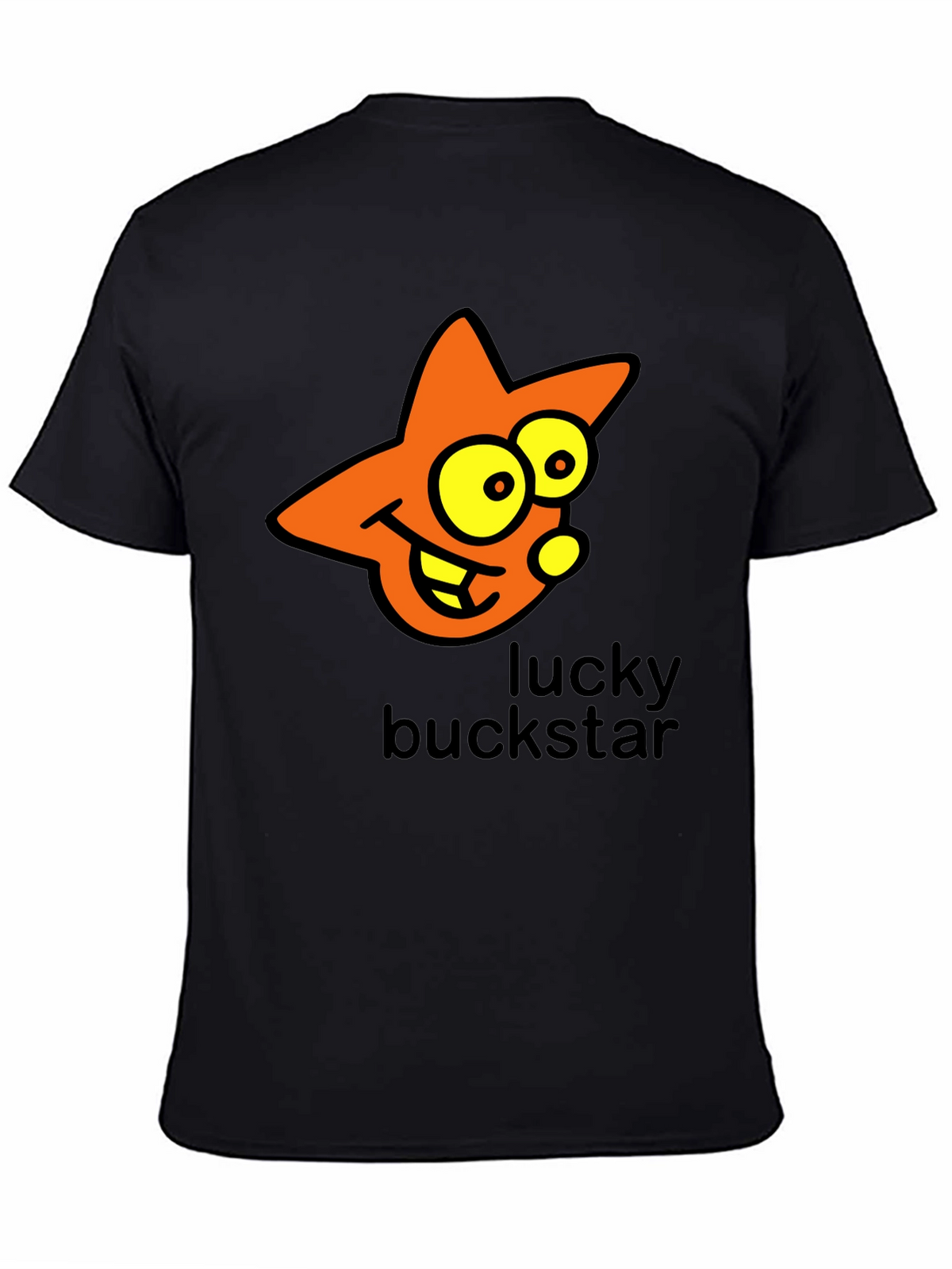 Lucky Buckstar Graphic Tee - Black