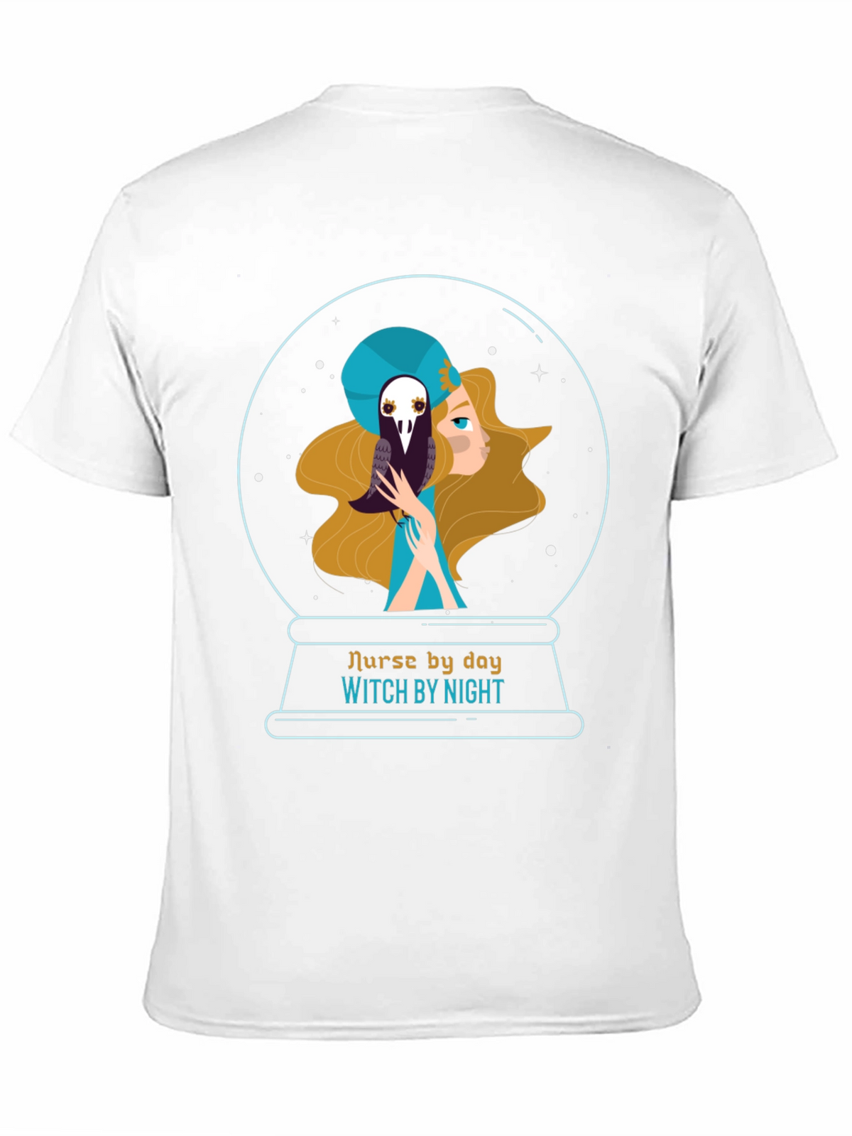 Nurse By Day Witch By Night Graphic Tee