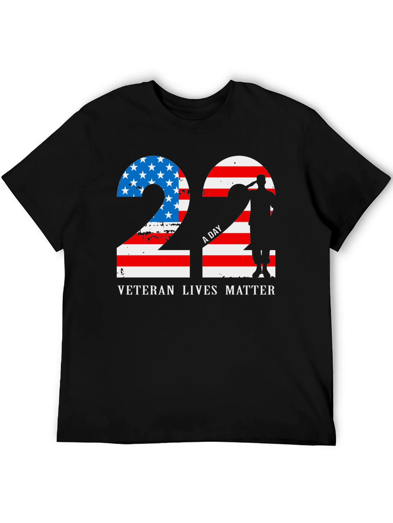 Veteran Lives Matter Patriotic Graphic T-Shirt