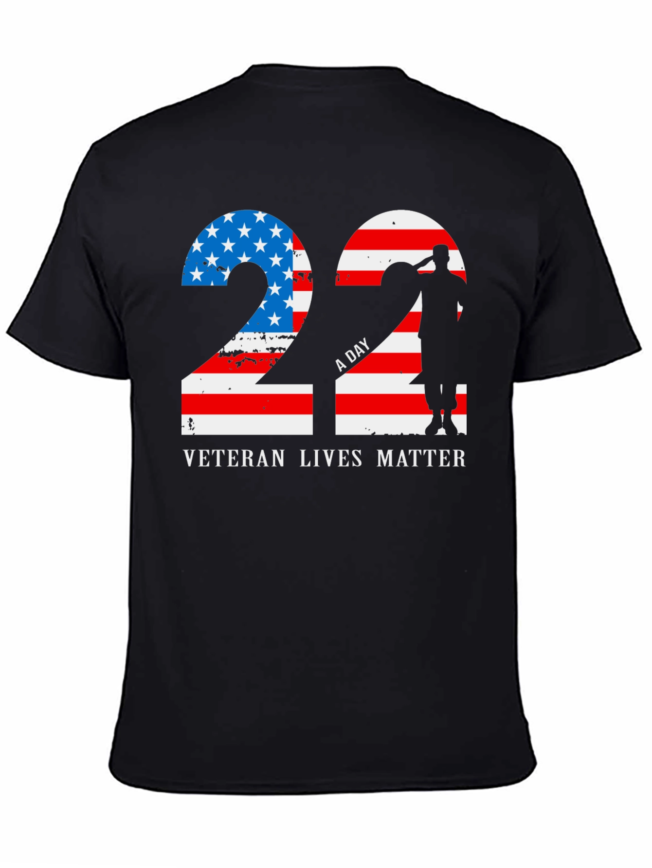 Veteran Lives Matter Patriotic Graphic T-Shirt