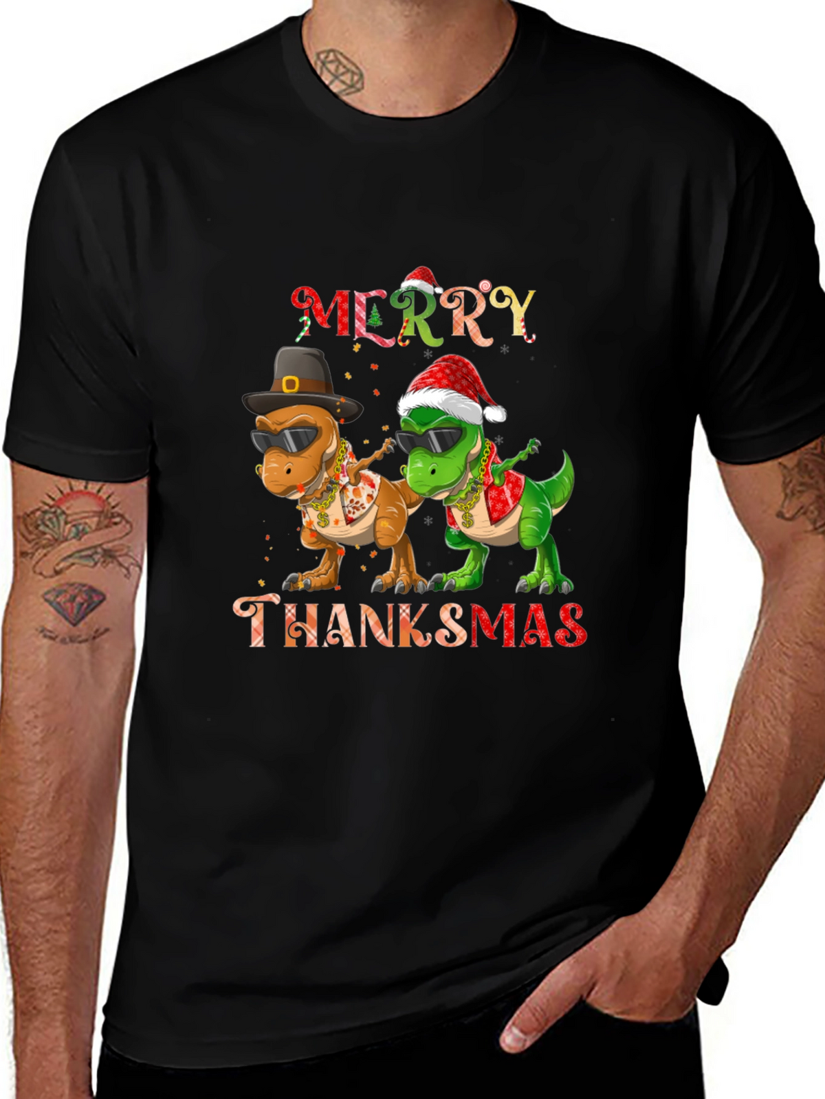 Funny Merry Thanksmas T-Shirt