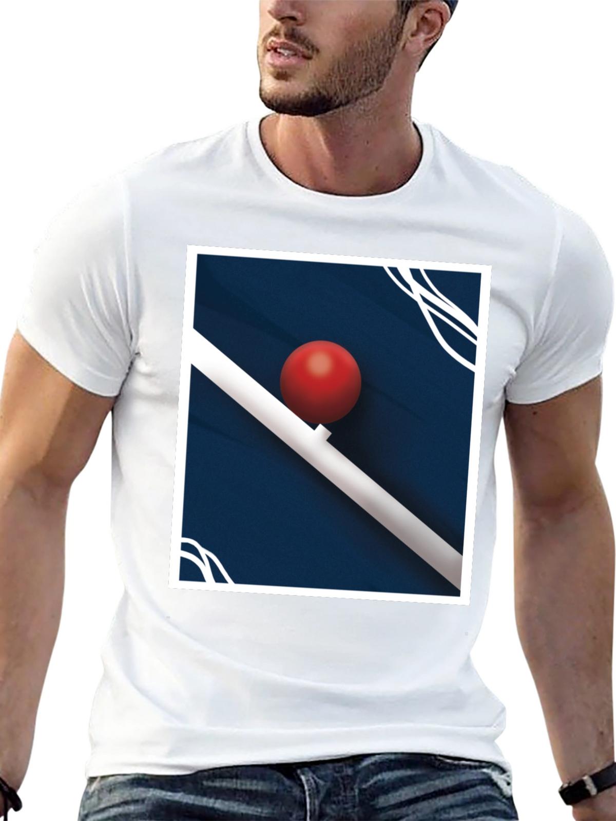 Modern Art Graphic Tee - Bold & Unique Design