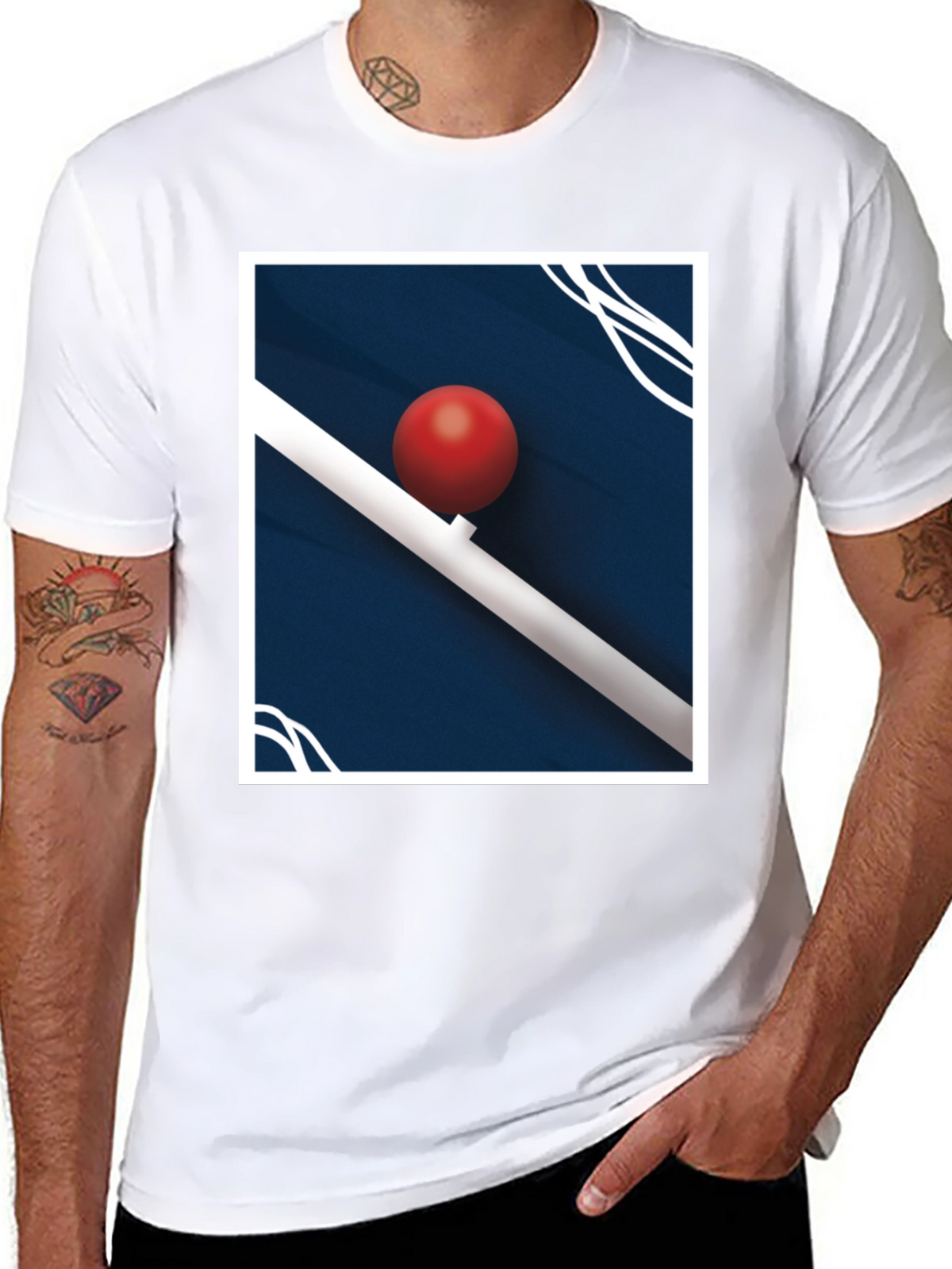 Modern Art Graphic Tee - Bold & Unique Design