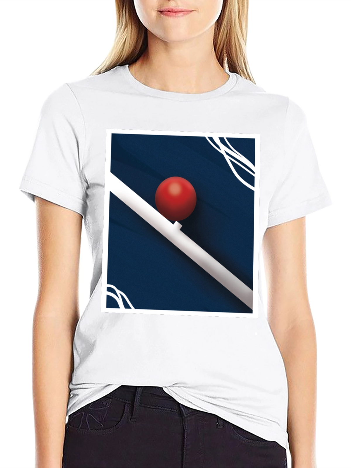 Modern Art Graphic Tee - Bold & Unique Design