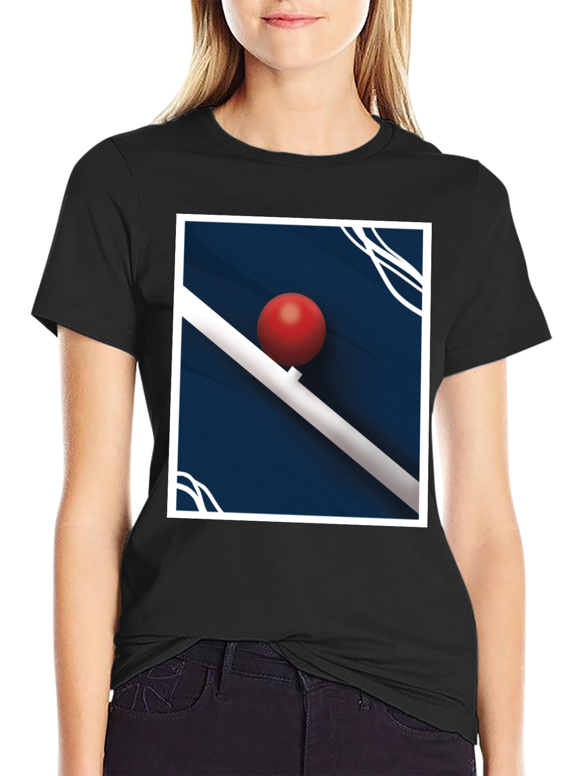 Modern Art Graphic Tee - Bold & Unique Design
