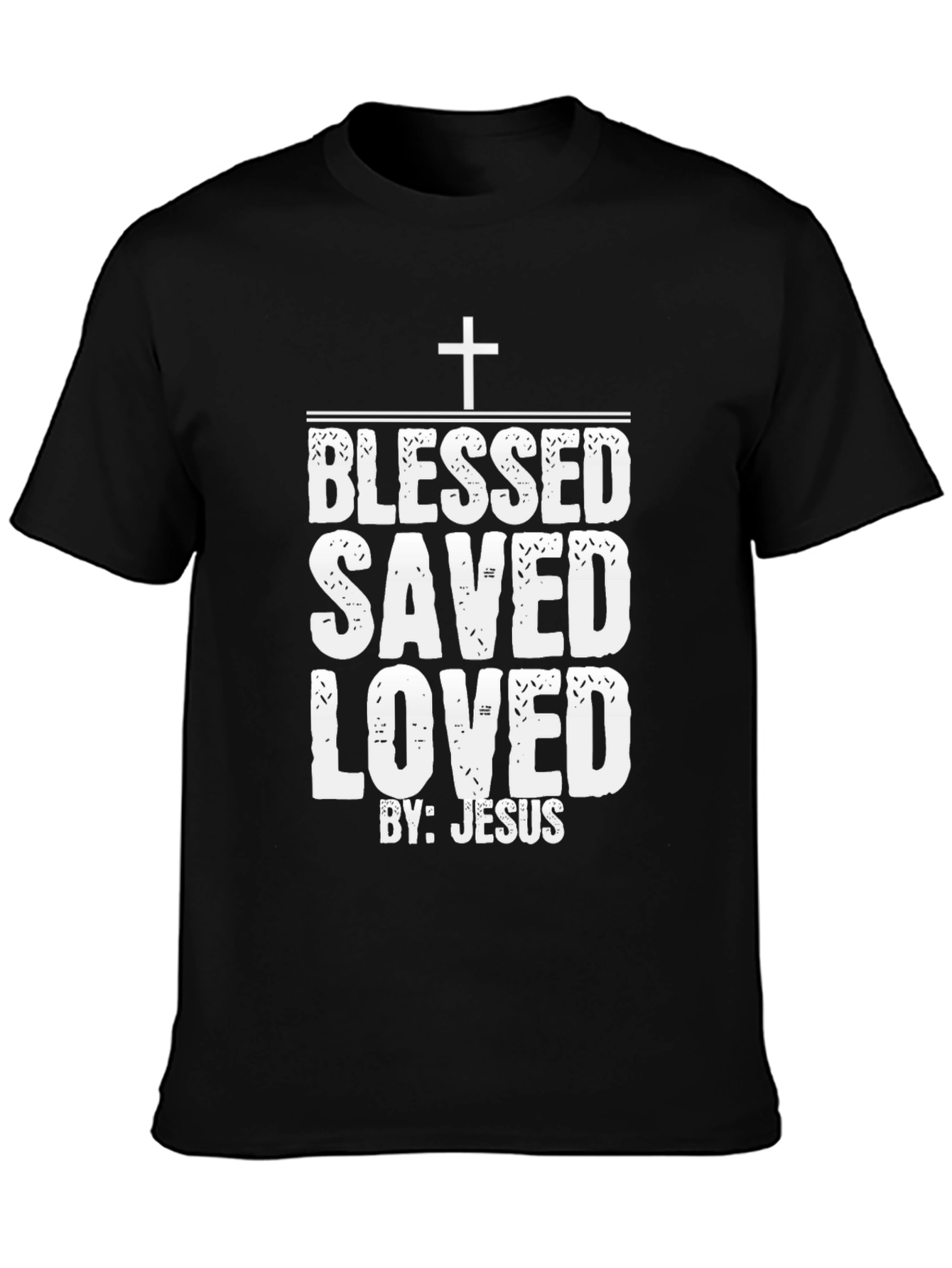 Blessed Saved Loved T-Shirt - Christian Faith Tee