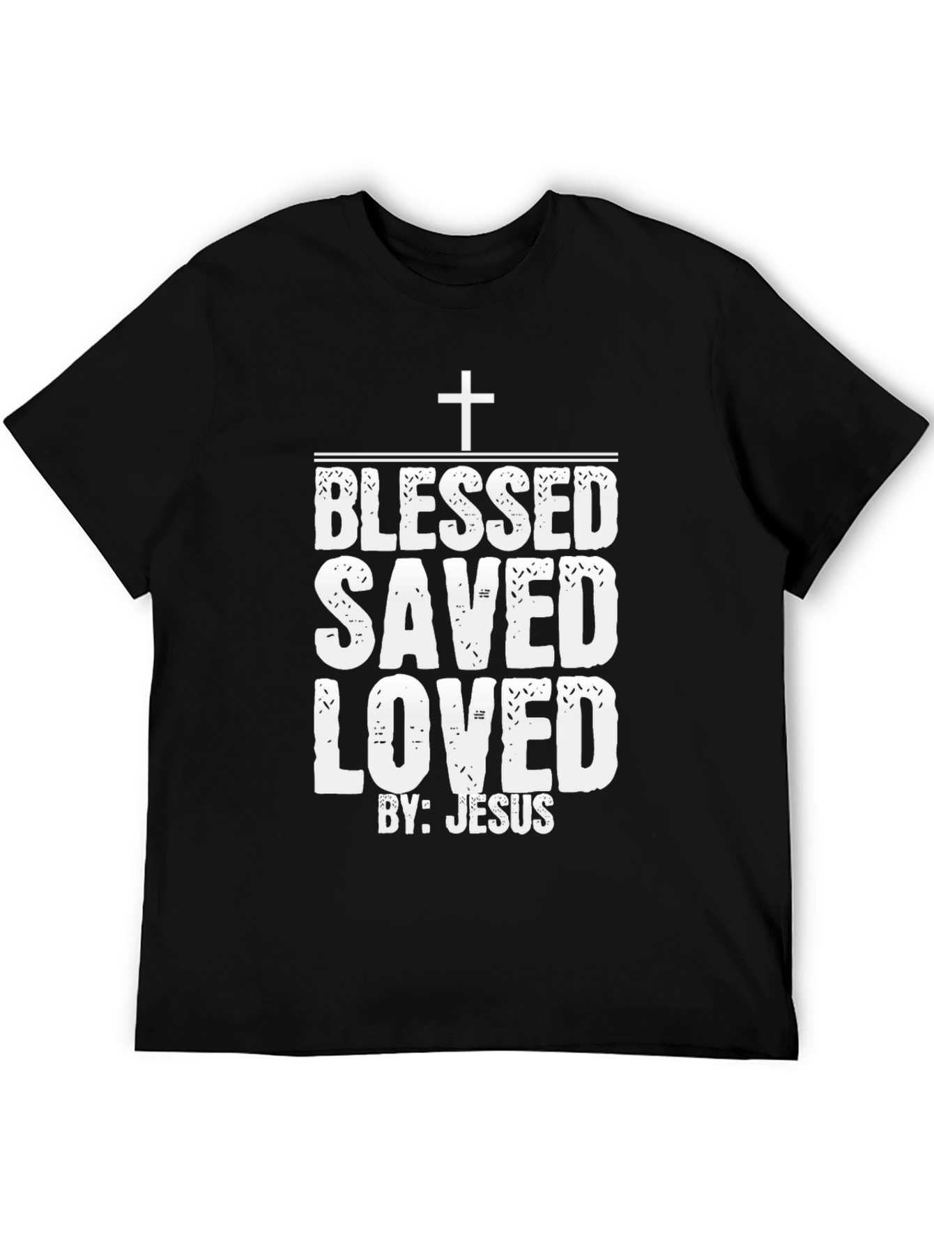 Blessed Saved Loved T-Shirt - Christian Faith Tee
