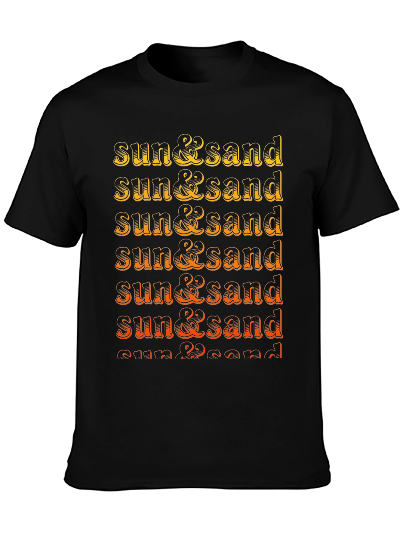 Sun & Sand Graphic Tee - Retro Summer T-Shirt