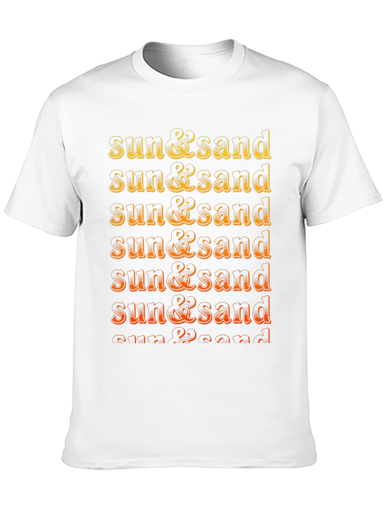 Sun & Sand Graphic Tee - Retro Summer T-Shirt