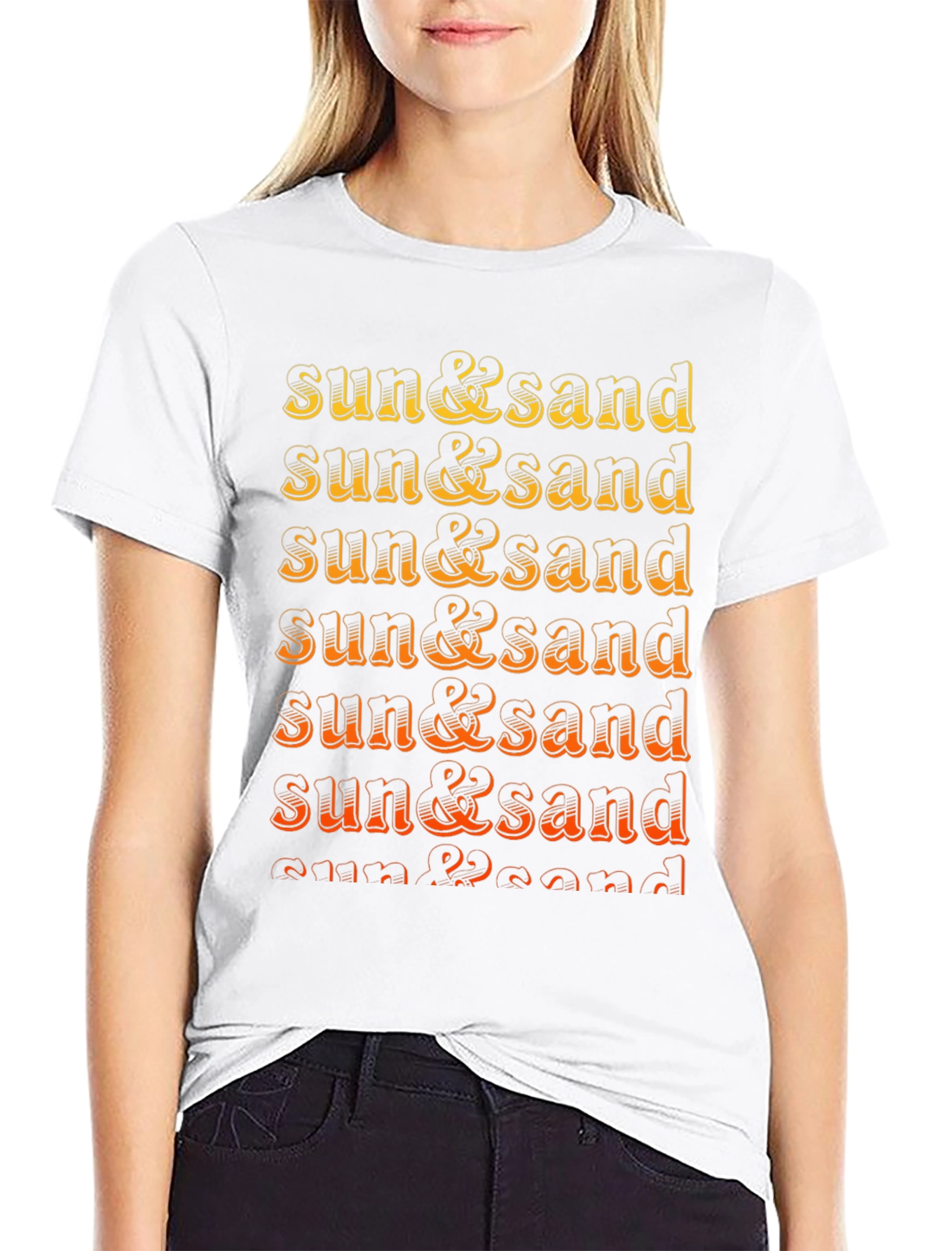 Sun & Sand Graphic Tee - Retro Summer T-Shirt