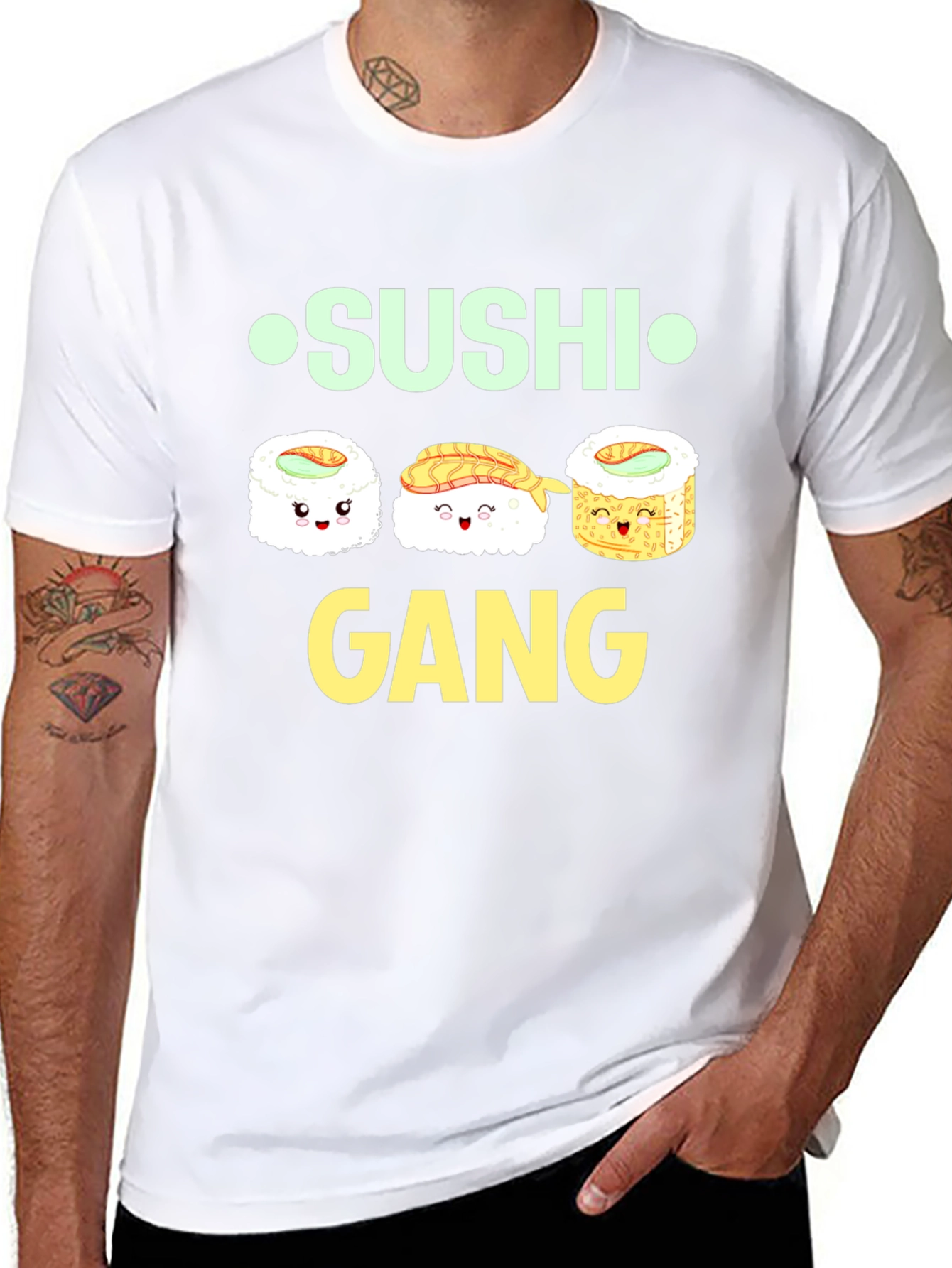 Sushi Gang Black T-Shirt