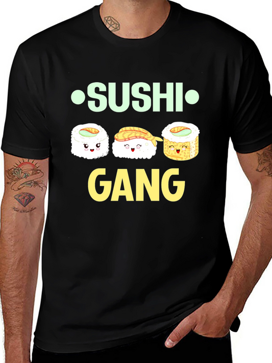 Sushi Gang Black T-Shirt