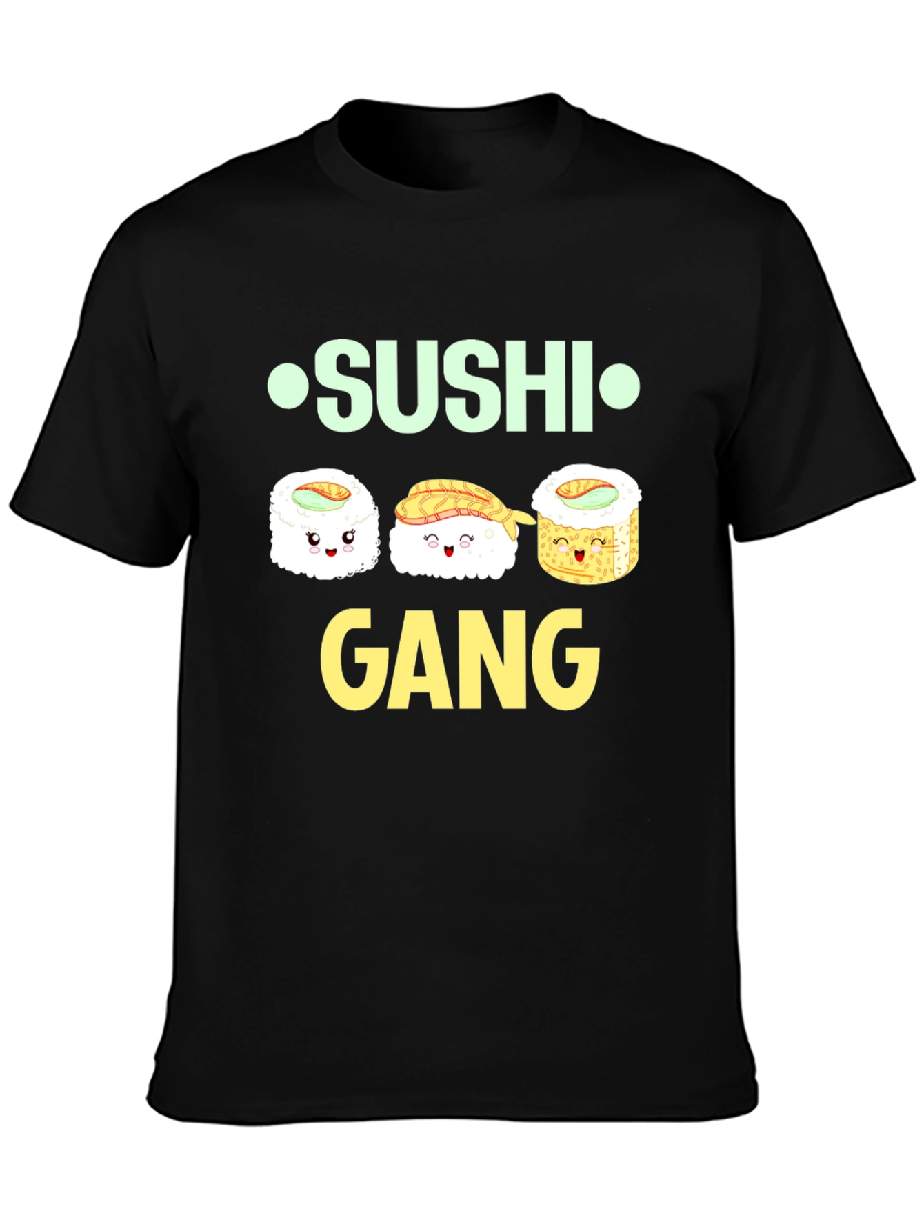 Sushi Gang Black T-Shirt