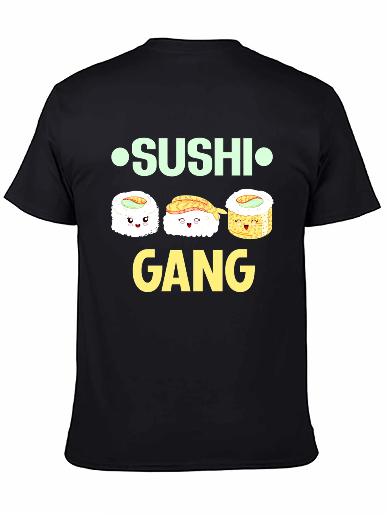 Sushi Gang Black T-Shirt