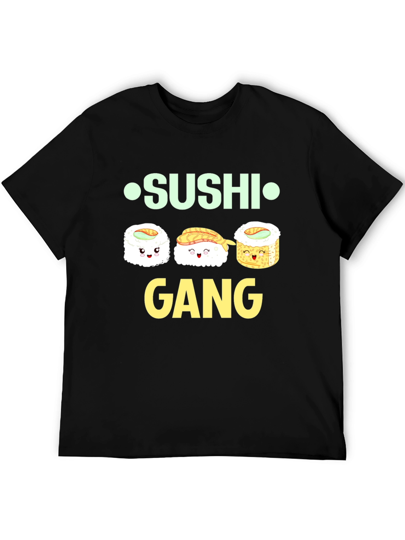 Sushi Gang Black T-Shirt