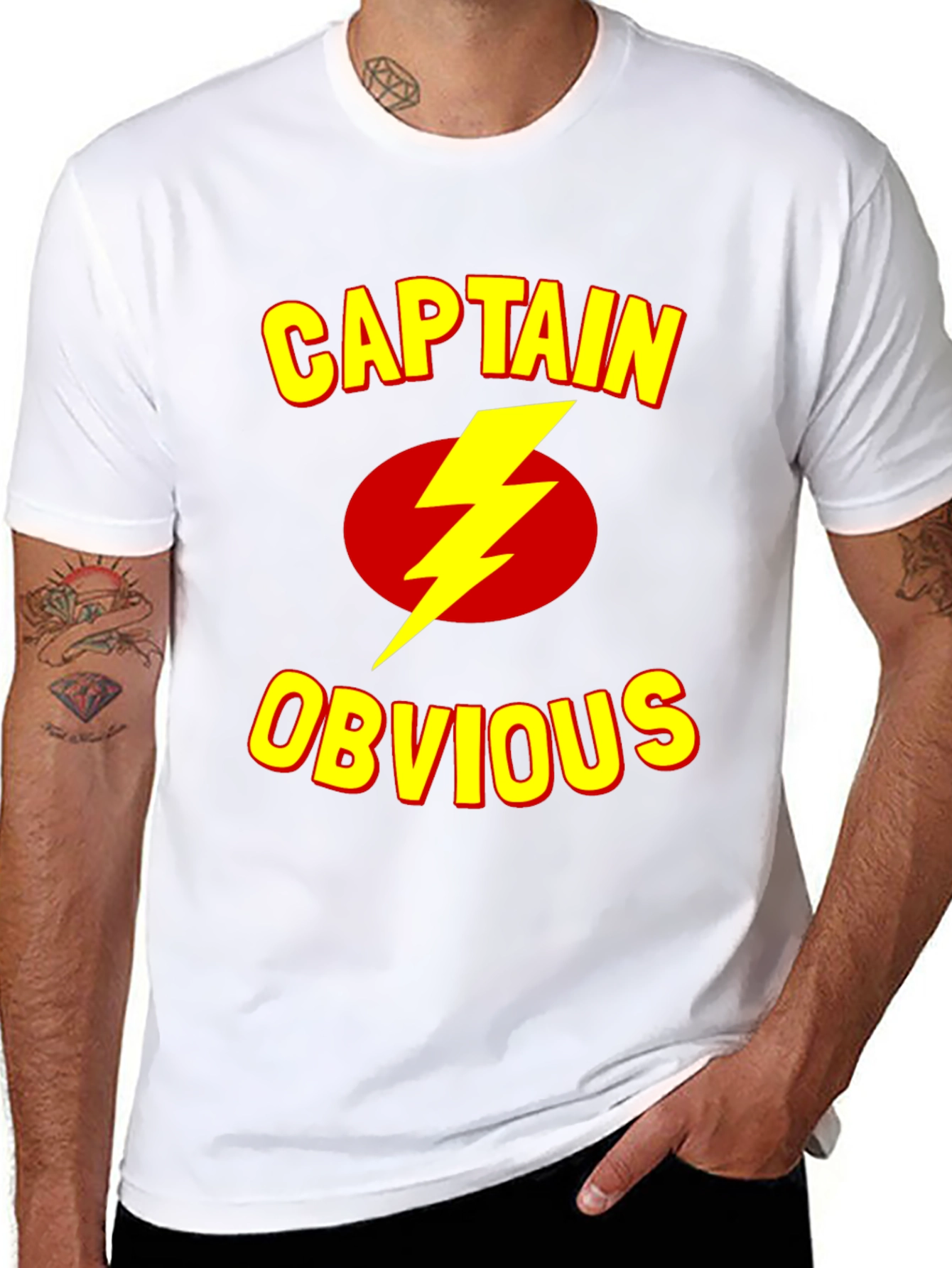 Captain Obvious T-Shirt - Funny Humor Tee