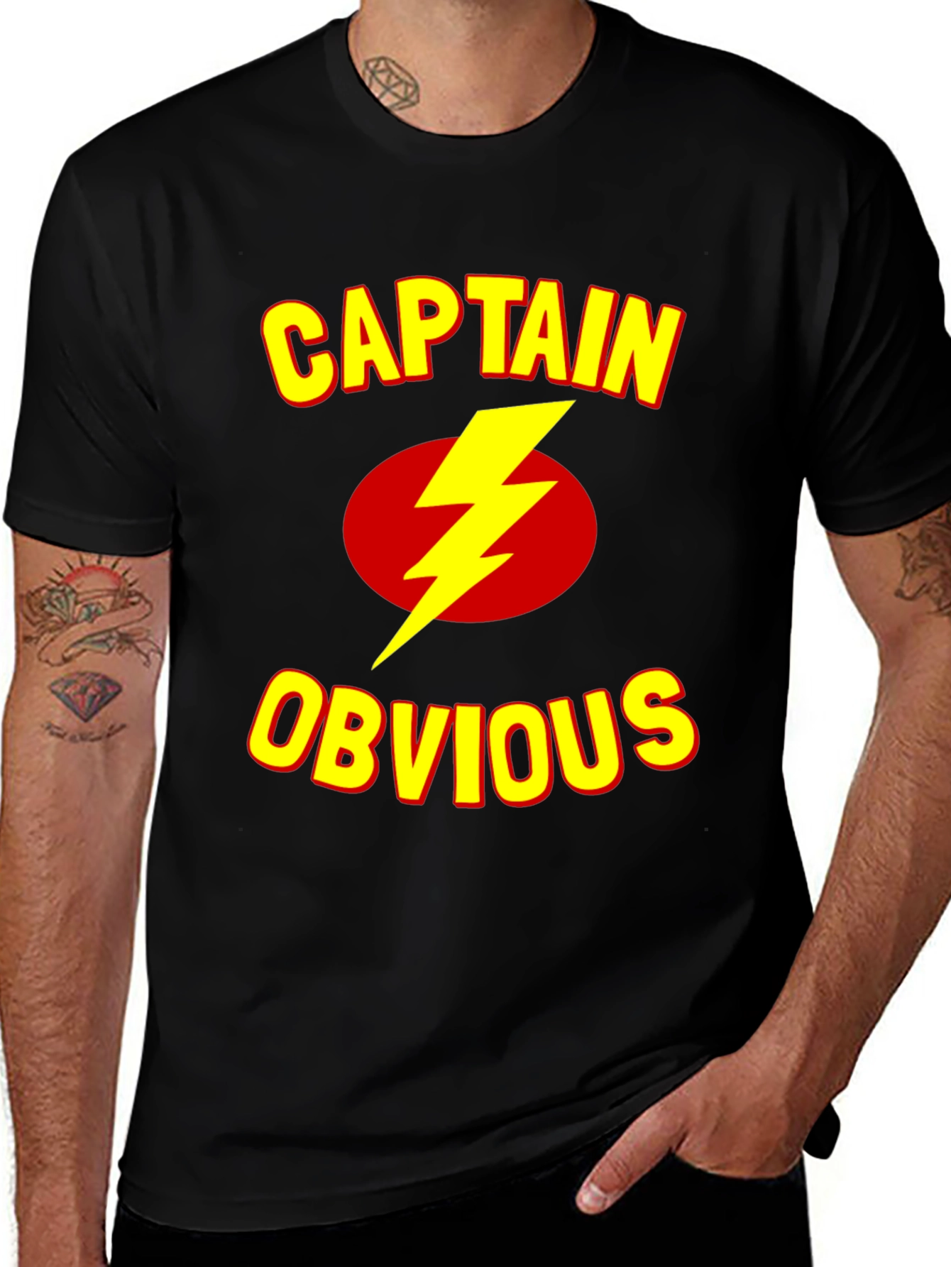 Captain Obvious T-Shirt - Funny Humor Tee