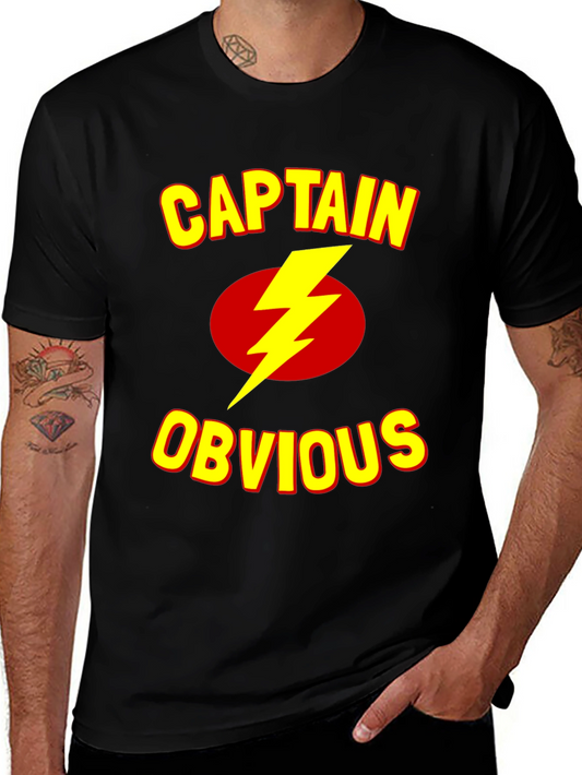 Captain Obvious T-Shirt - Funny Humor Tee