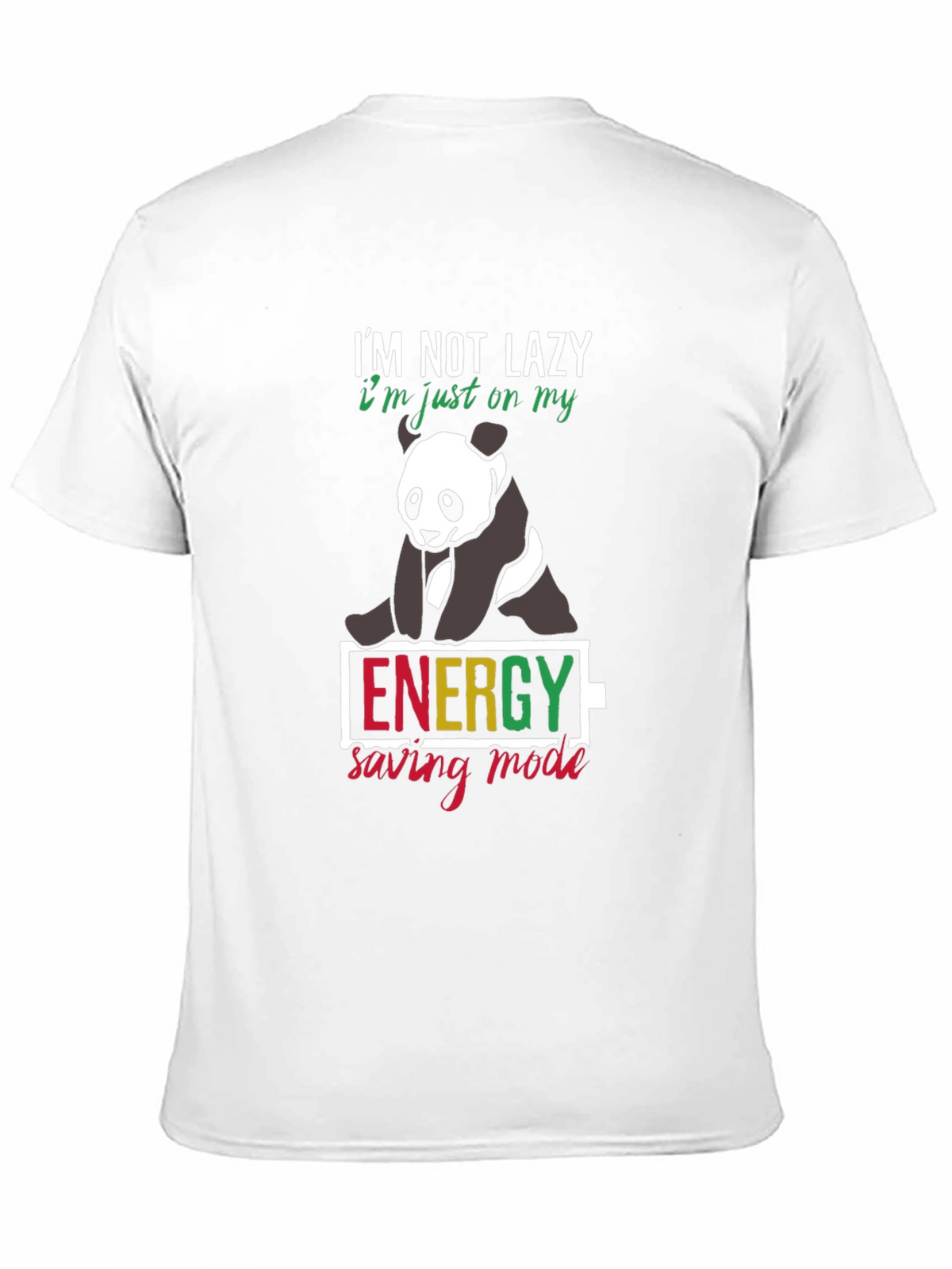 Lazy Panda Energy Saving Mode T-Shirt