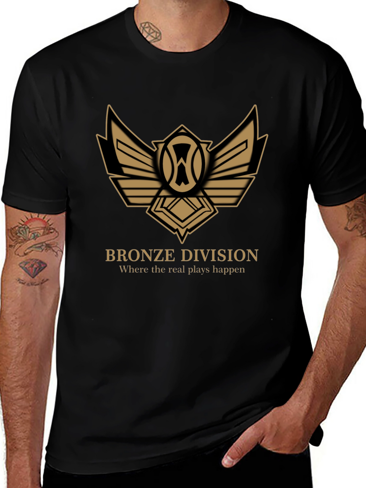 Bronze Division T-Shirt - Gaming Apparel