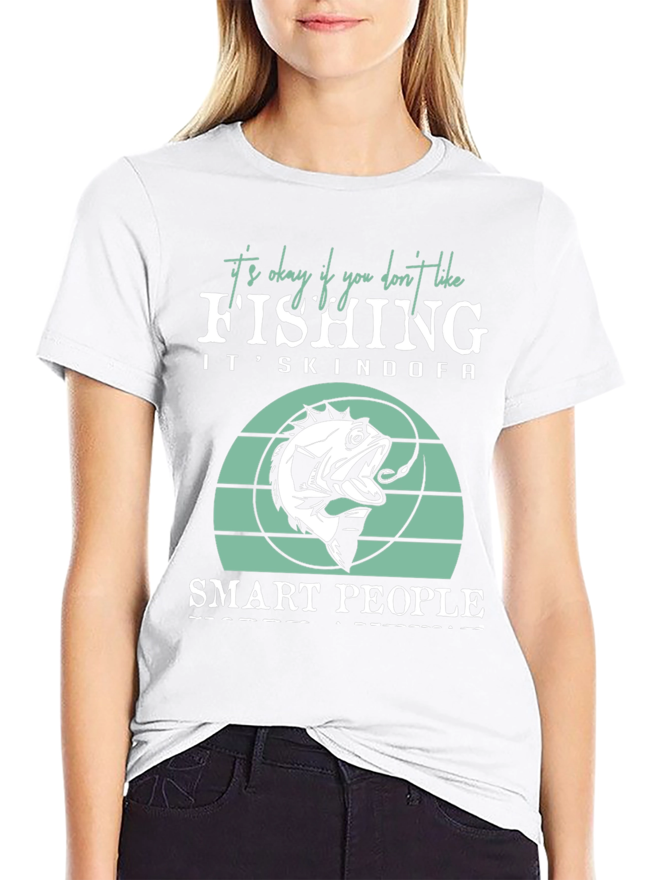 Funny Fishing T-Shirt - Smart People Fish!