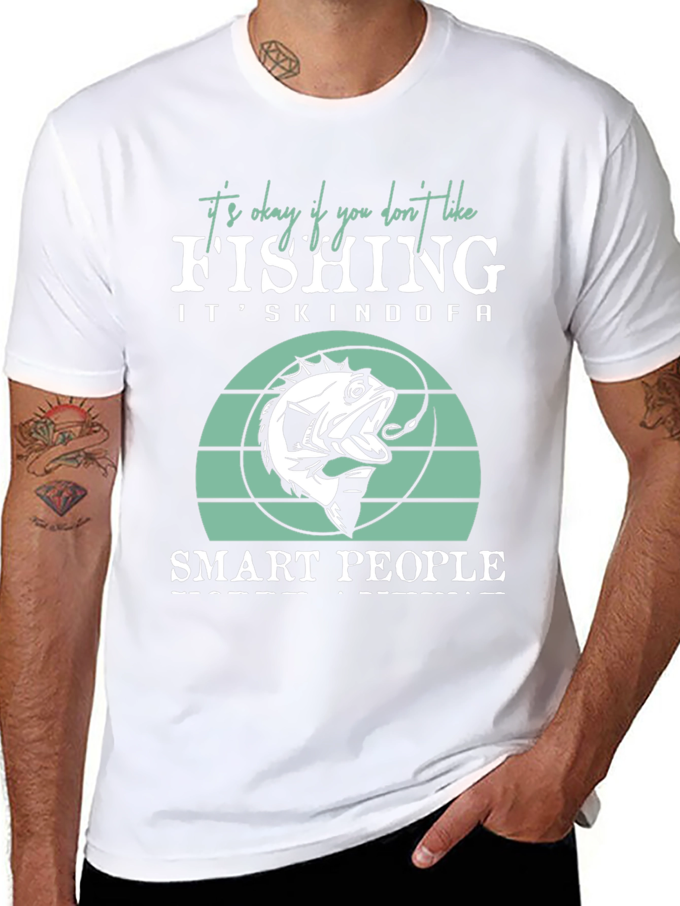 Funny Fishing T-Shirt - Smart People Fish!
