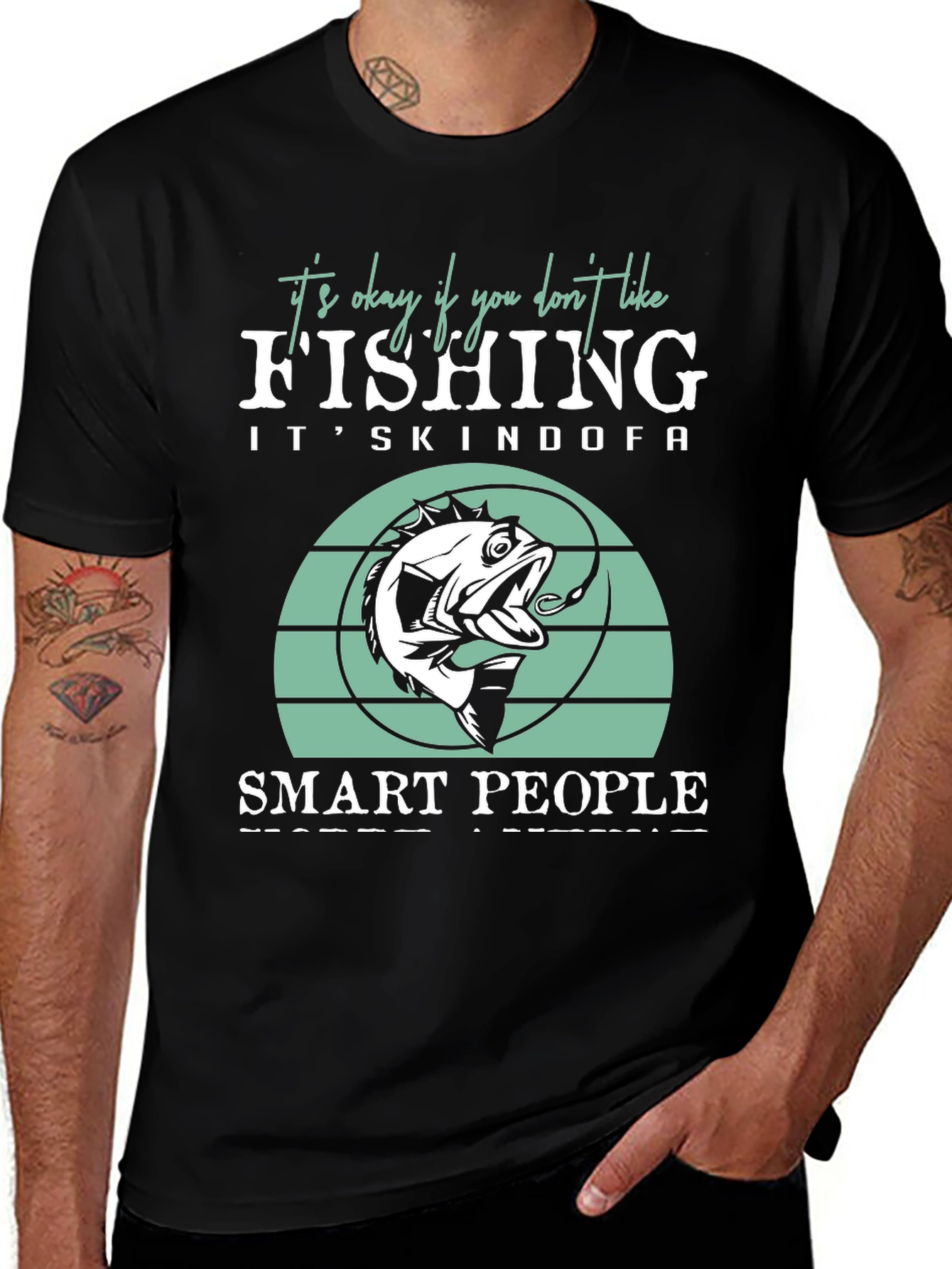 Funny Fishing T-Shirt - Smart People Fish!