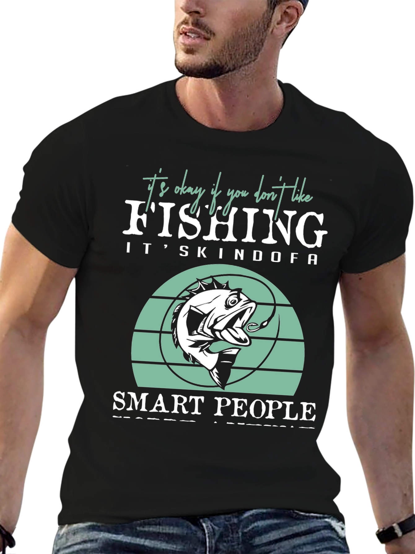 Funny Fishing T-Shirt - Smart People Fish!