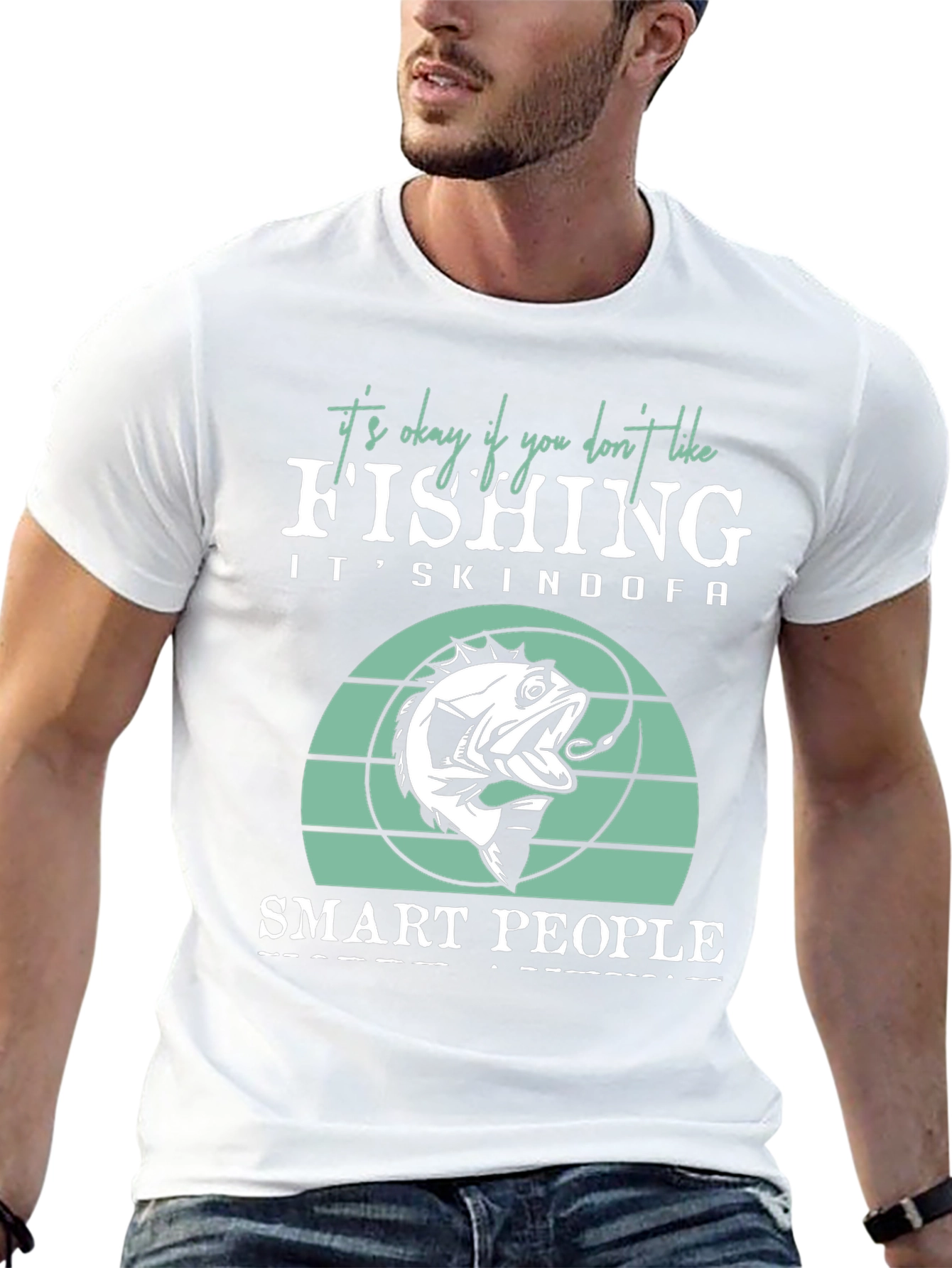 Funny Fishing T-Shirt - Smart People Fish!